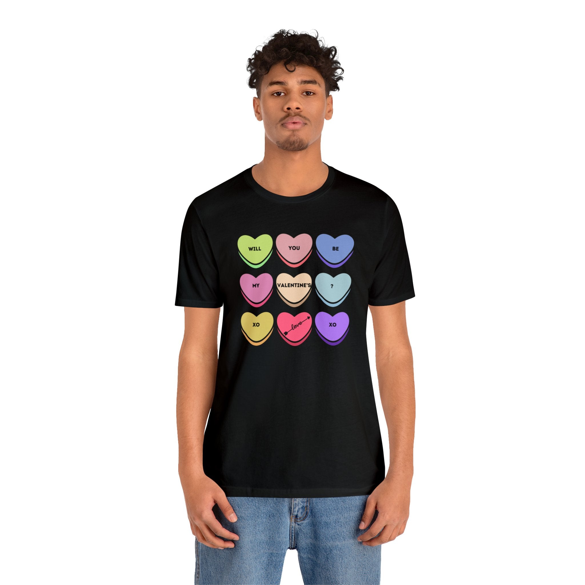 Will You Be My Valentine? Unisex Jersey Short Sleeve Tee