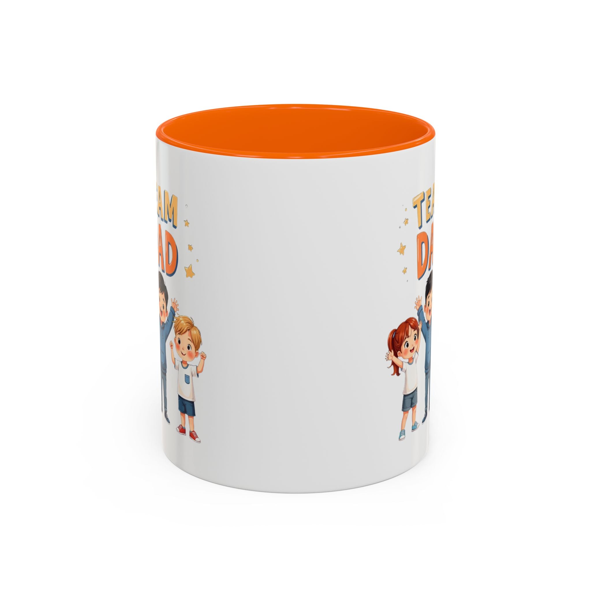 Team Dad Accent Coffee Mug