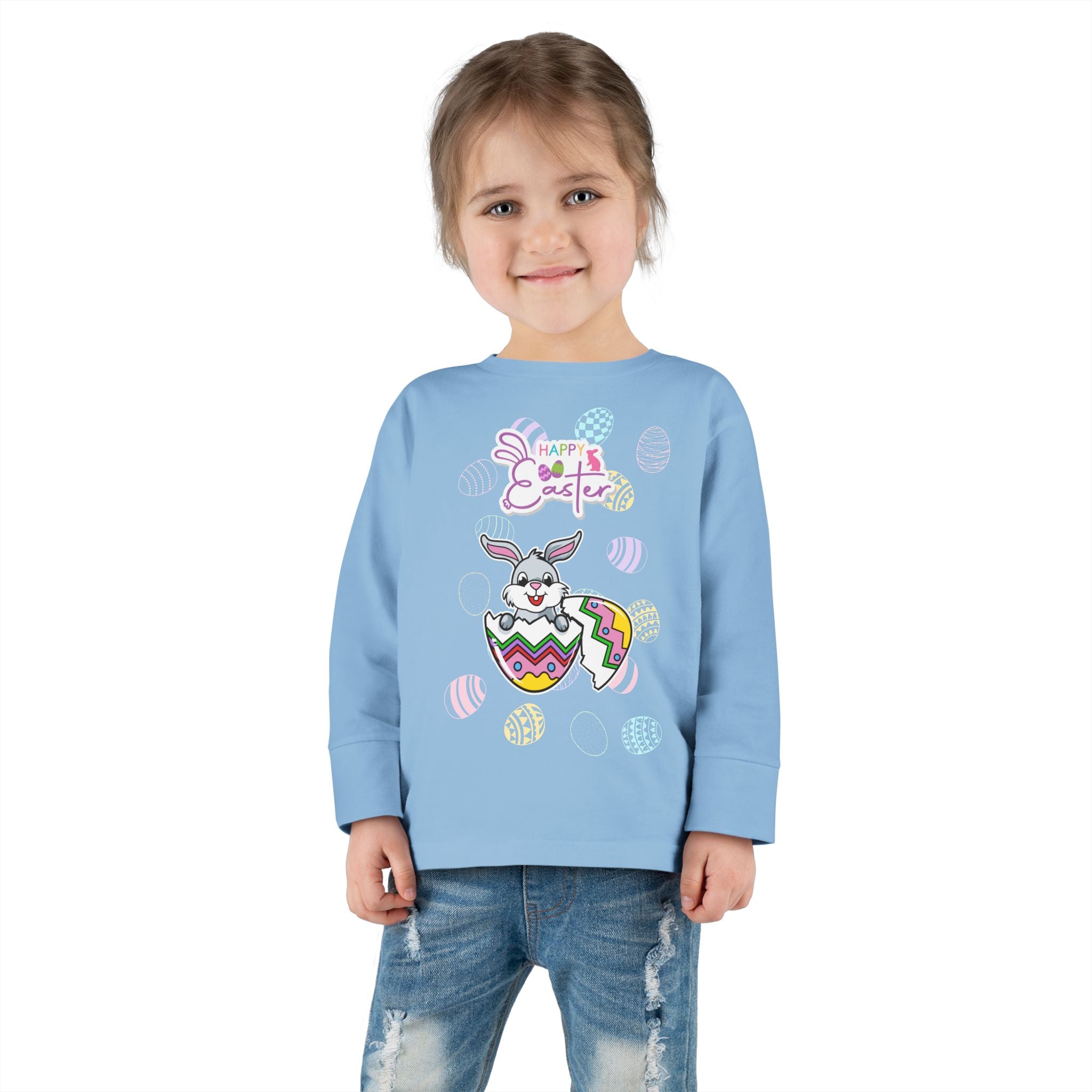 Easter Greetings Toddler Long Sleeve Tee