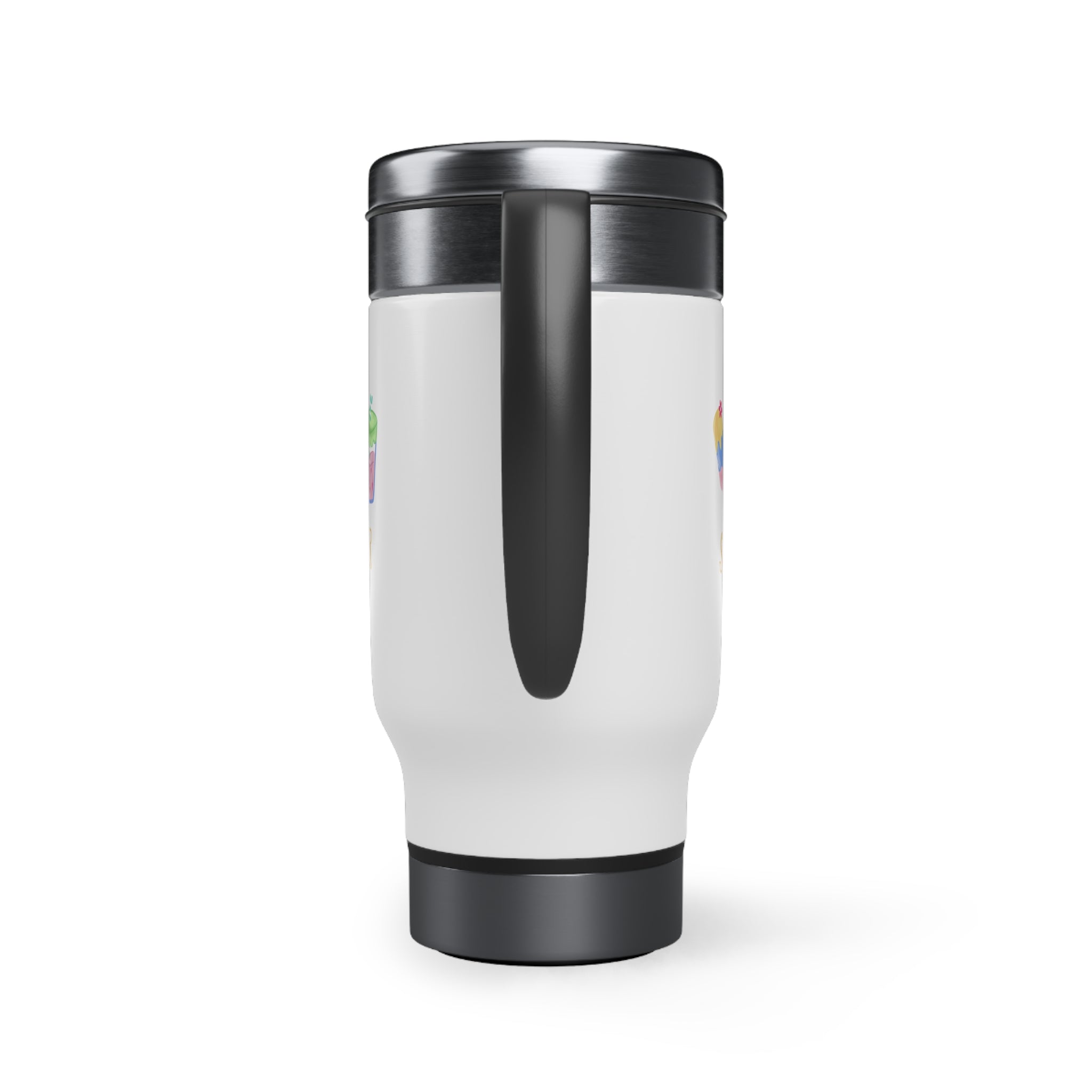 Sweet Summer Stainless Steel Travel Mug with Handle, 14oz