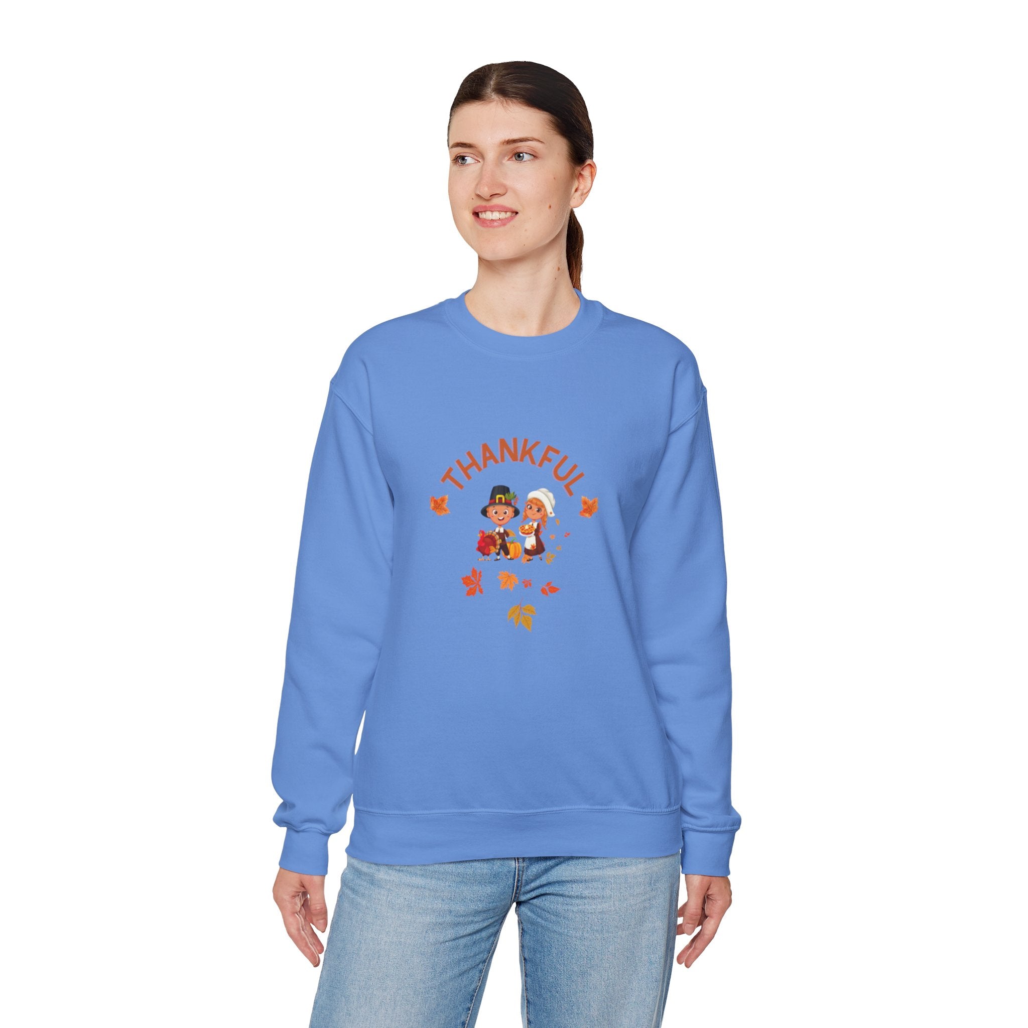 Pilgrims Turkey Day Unisex Heavy Blend™ Crewneck Sweatshirt