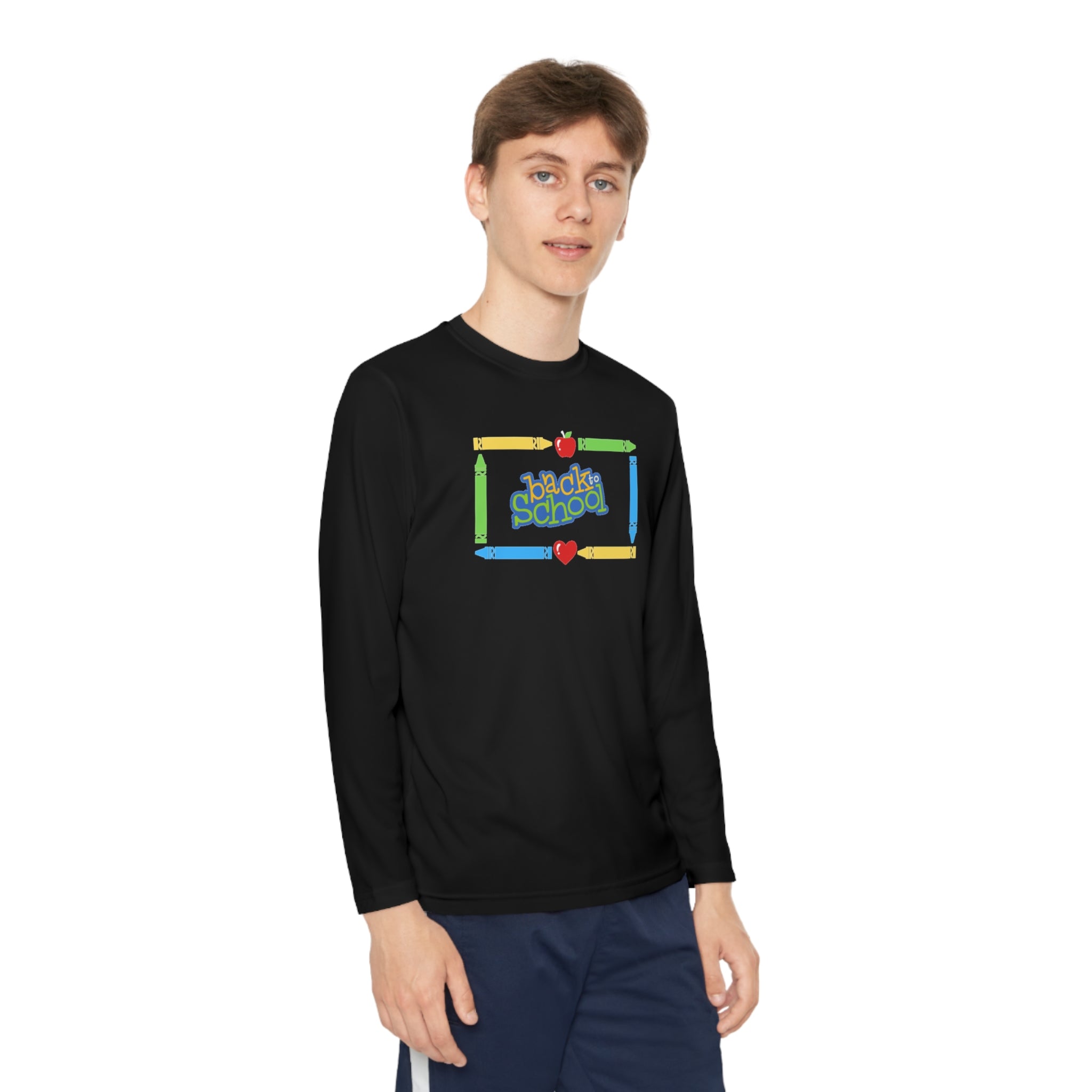 Back To School Youth Long Sleeve Competitor Tee