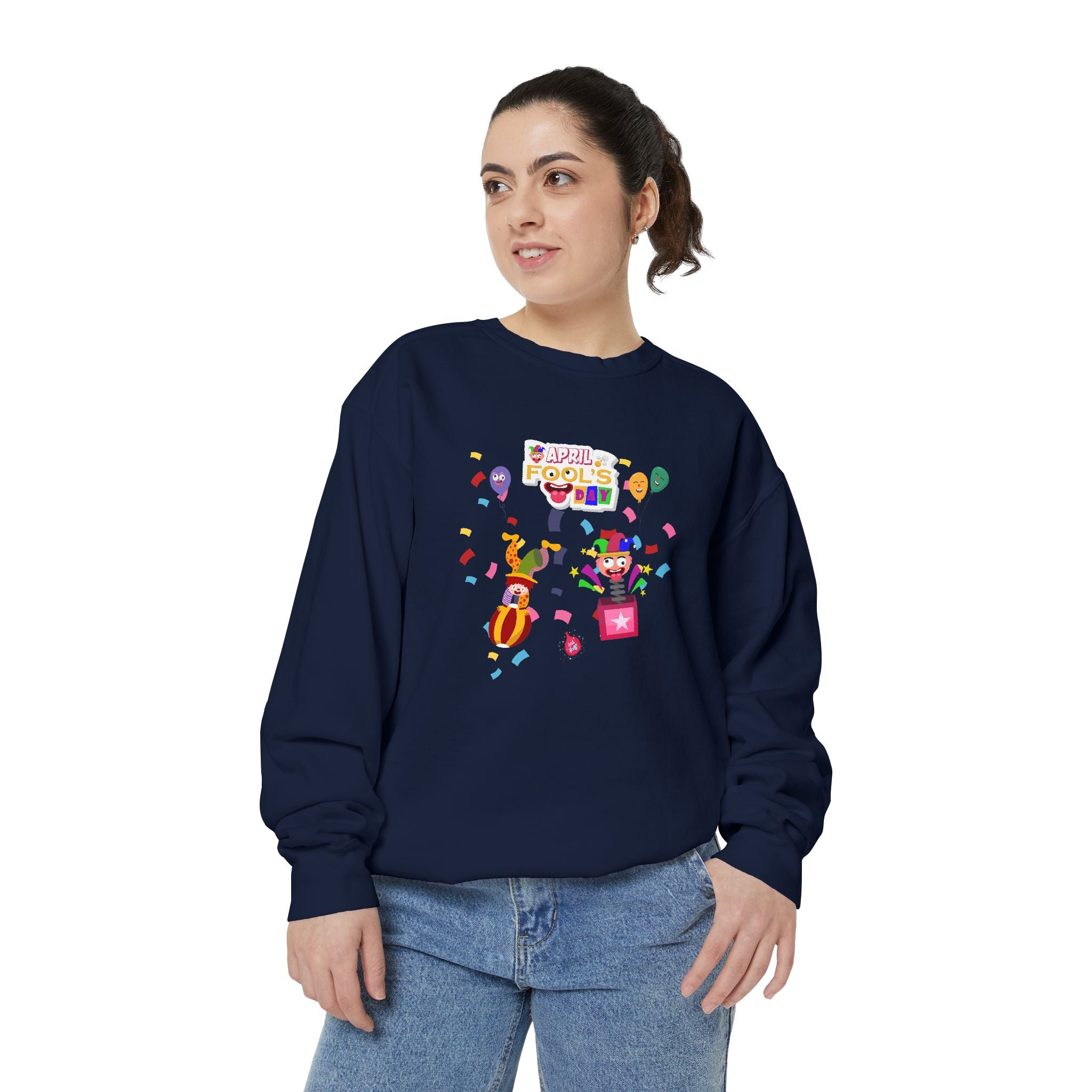 All April Fool's Day Garment-Dyed Sweatshirt