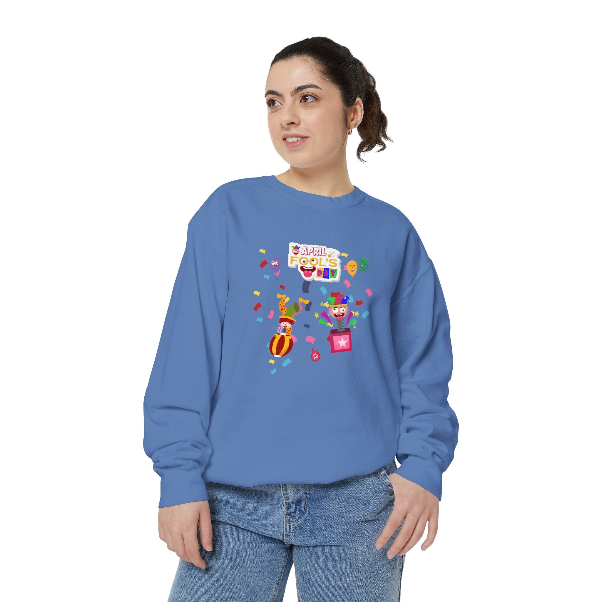 All April Fool's Day Garment-Dyed Sweatshirt