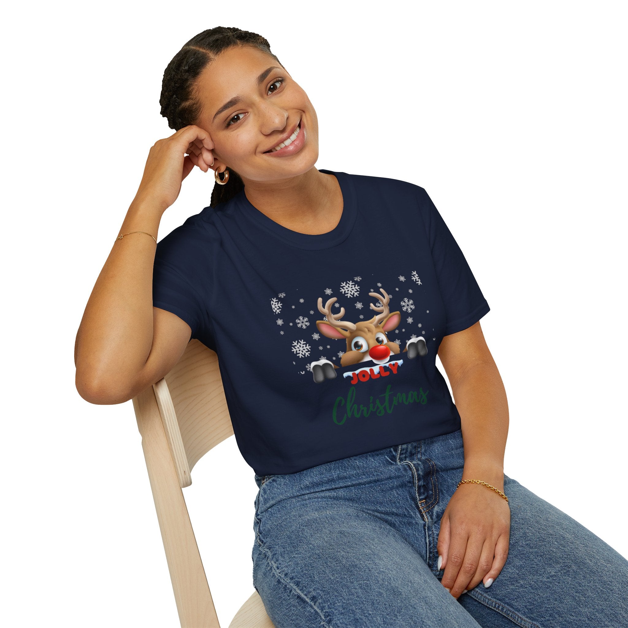 Jolly Christmas Unisex Softstyle T-Shirt