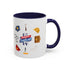 Happy Labor Day Wishes Accent Coffee Mug (11, 15oz)