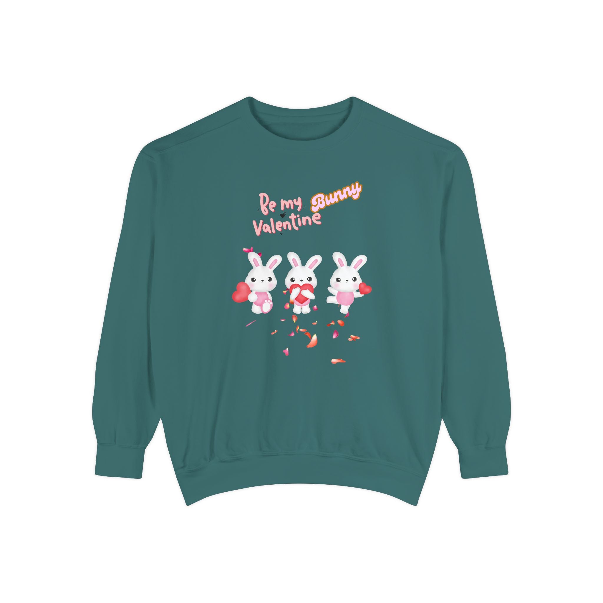 My Bunny Valentine Unisex Garment-Dyed Sweatshirt