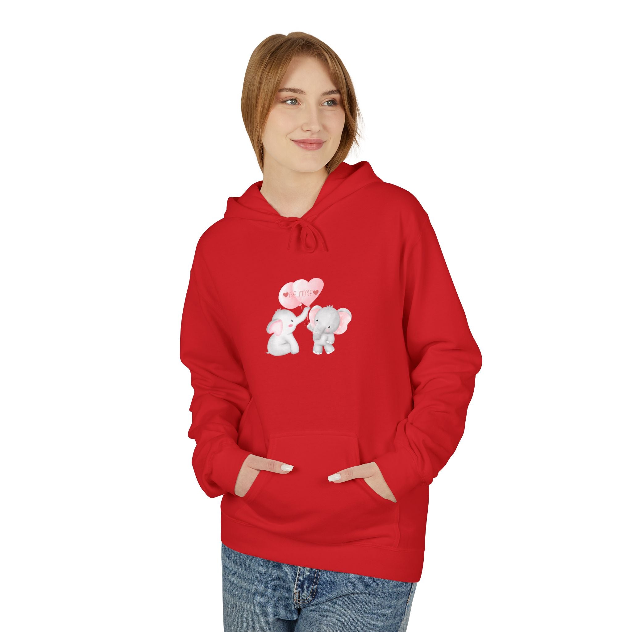 Be Mine Love Unisex Midweight Softstyle Fleece Hoodie