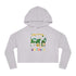 Rolling With My Gnomies Cropped Hooded Sweatshirt for Women | Trendy Spring Fashion