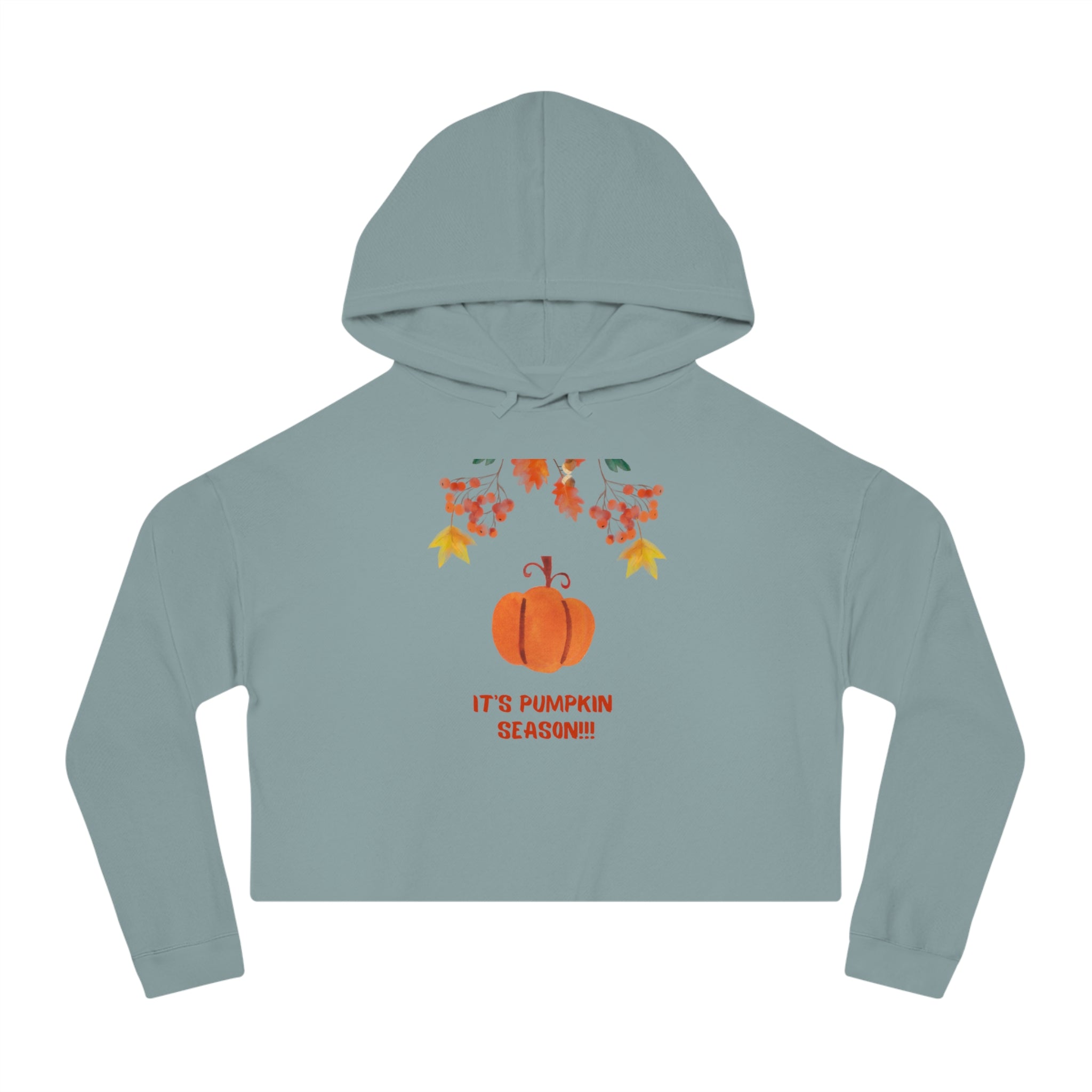 Pumpkin Season Women’s Cropped Hooded Sweatshirt