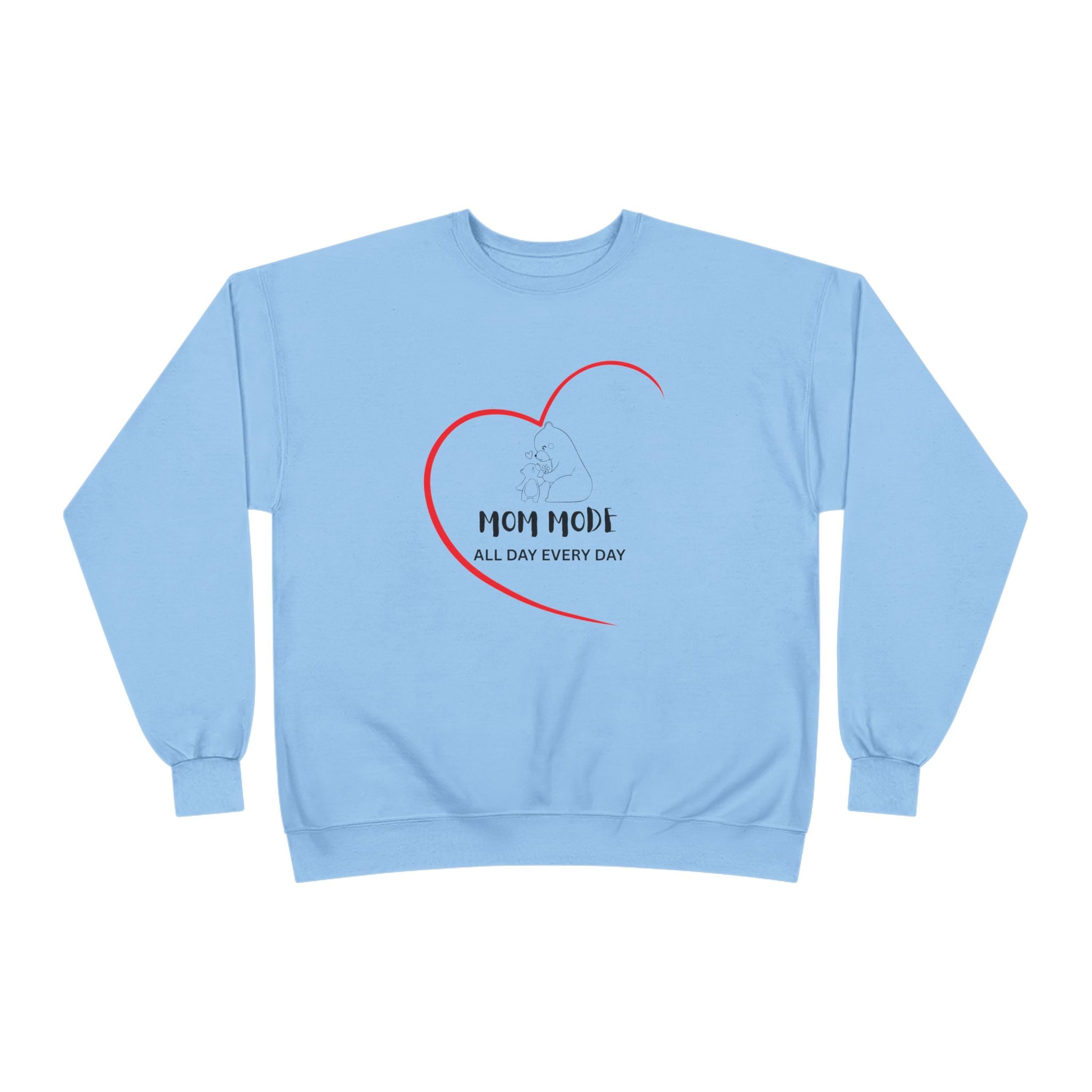 Mom Mode Eco-Friendly Crewneck Sweatshirt