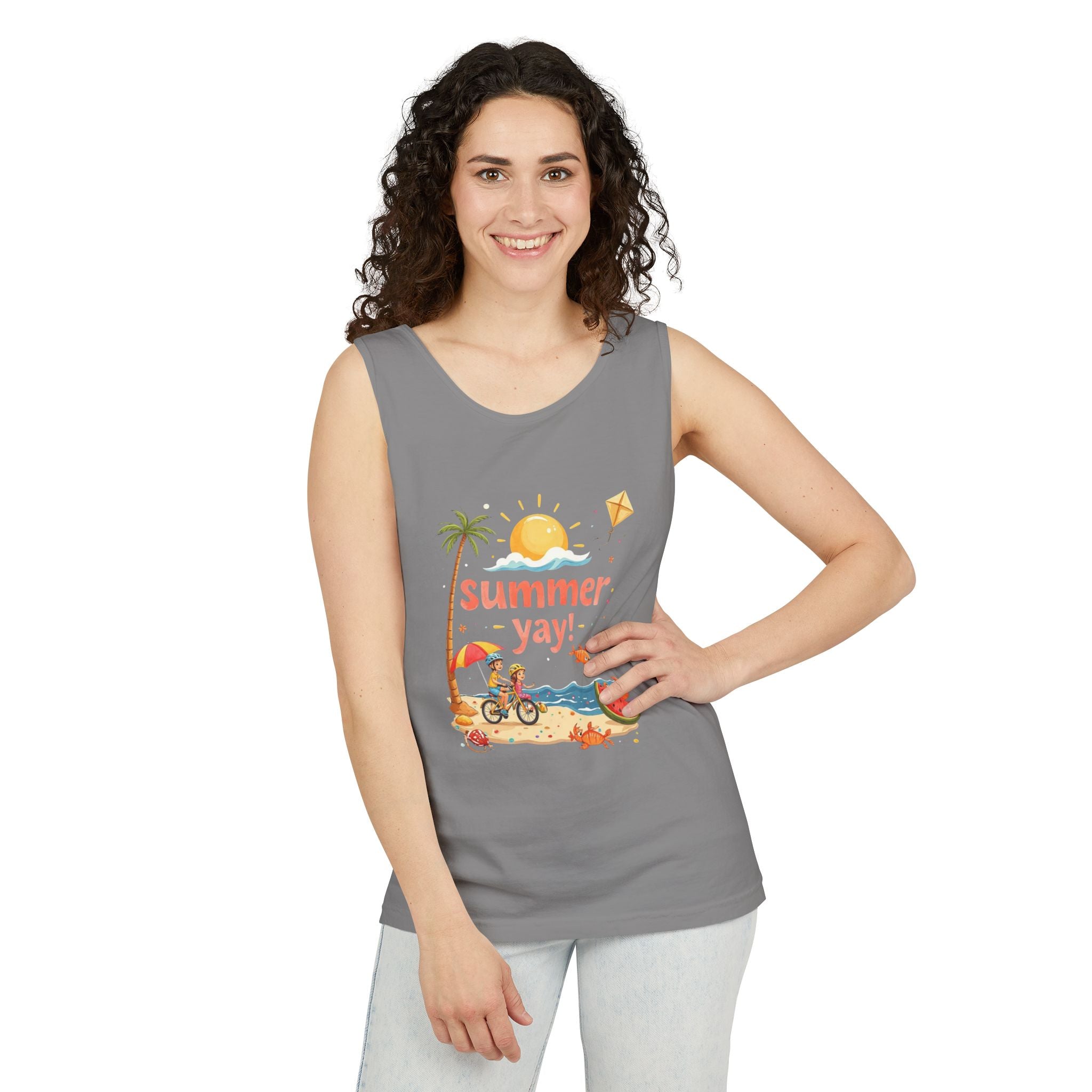 Summer Yay! Unisex Tank Top
