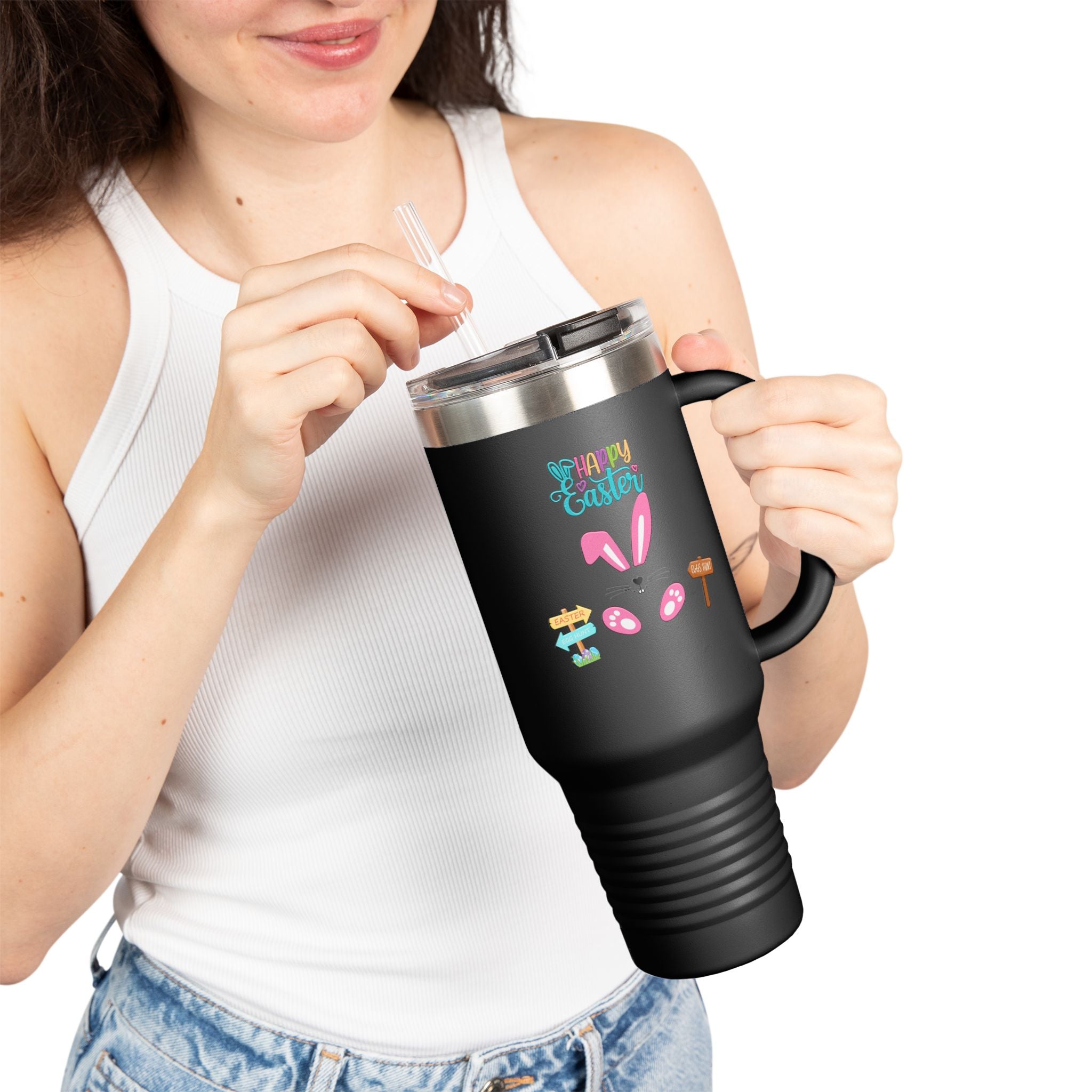 Follow Me To Hunt Insulated Travel Mug, 40oz