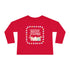 Hoppy Easter Toddler Long Sleeve Tee