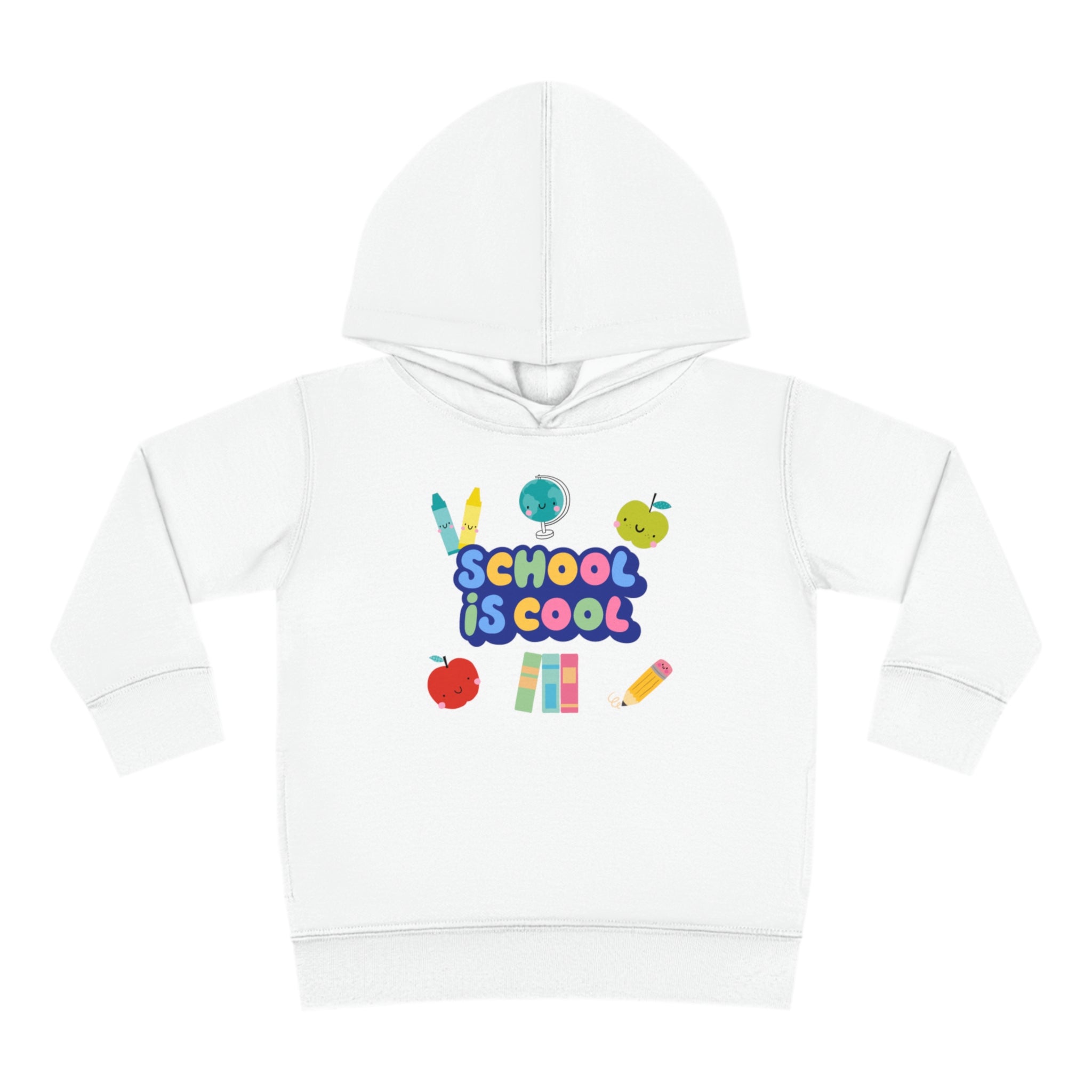 School Is Cool Toddler Pullover Fleece Hoodie