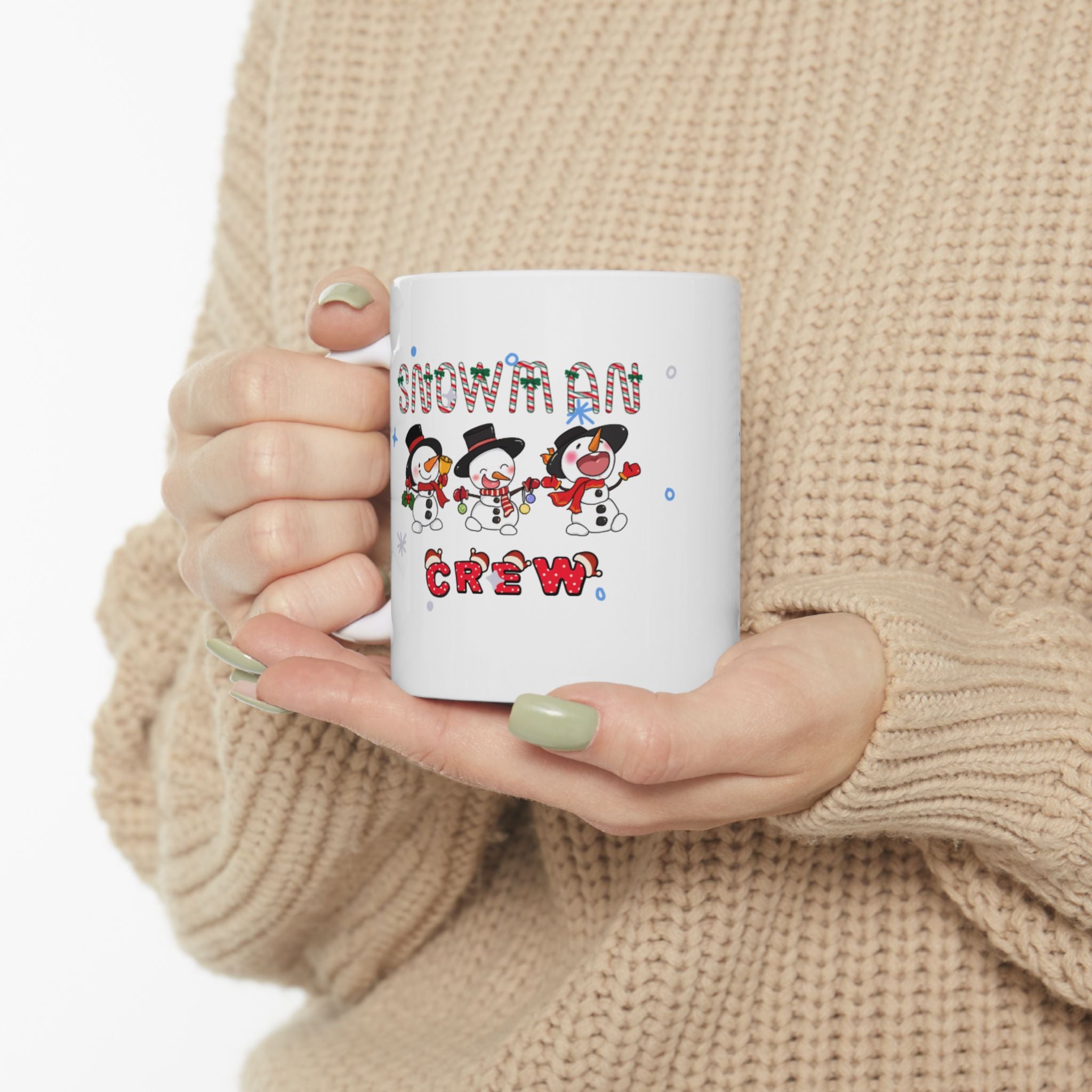 Snowman Crew Ceramic Mug, (11oz, 15oz)