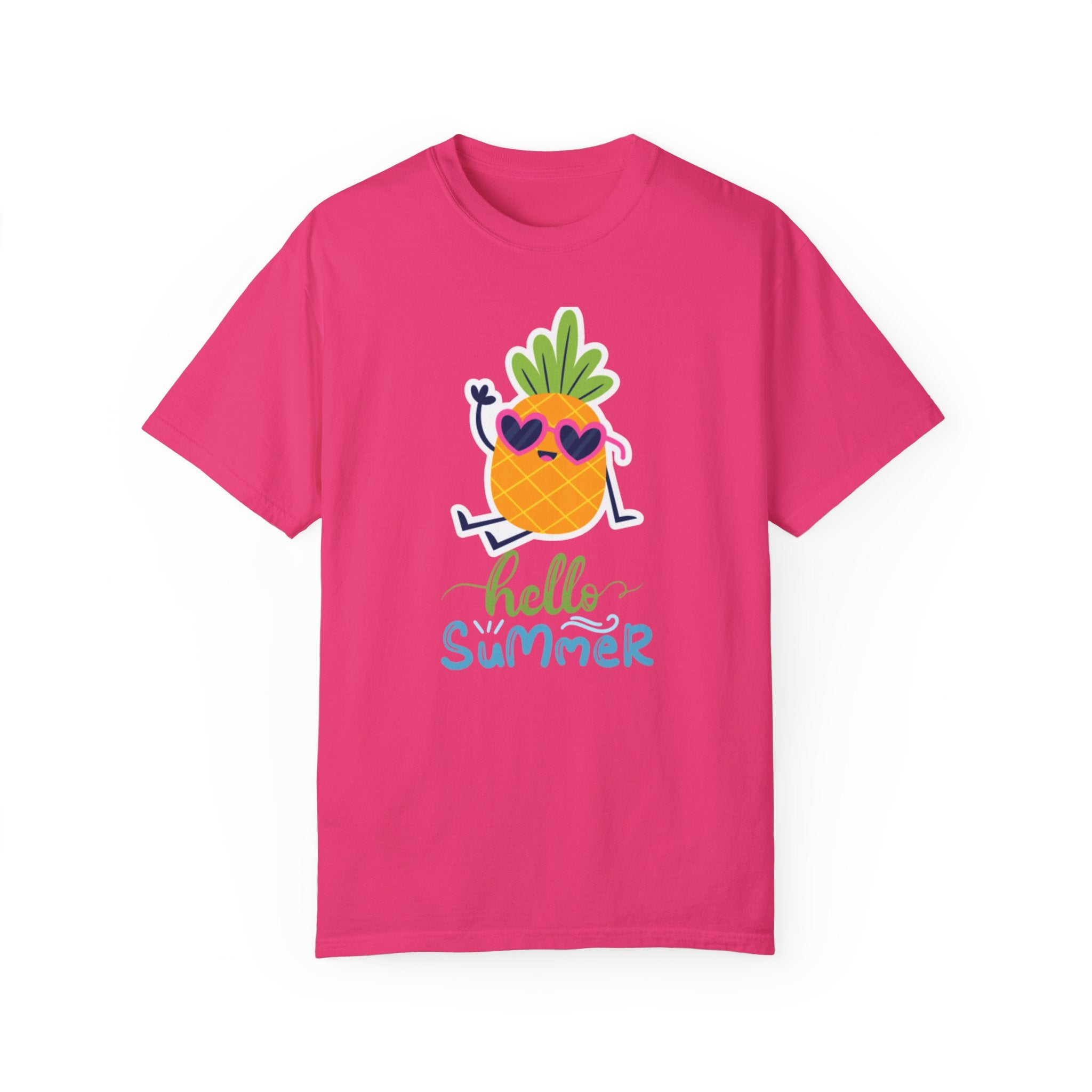 Hello Summer Fun Unisex Garment-Dyed T-shirt