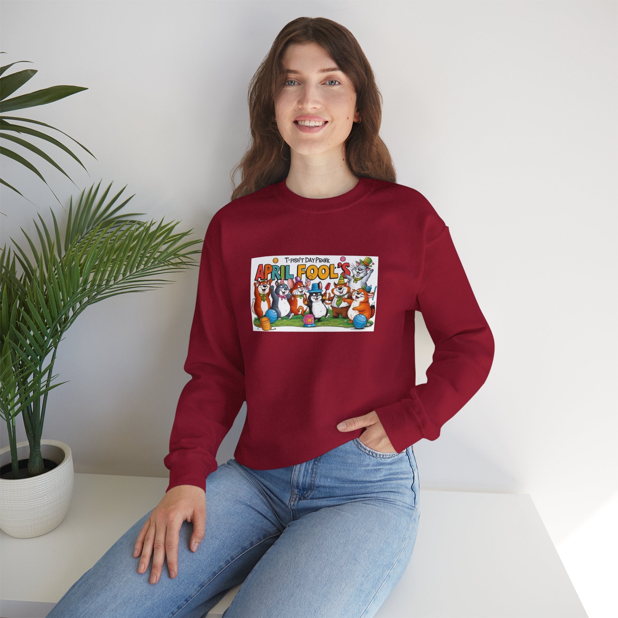 T-Pish'-T Day Prank Unisex Crewneck Sweatshirt