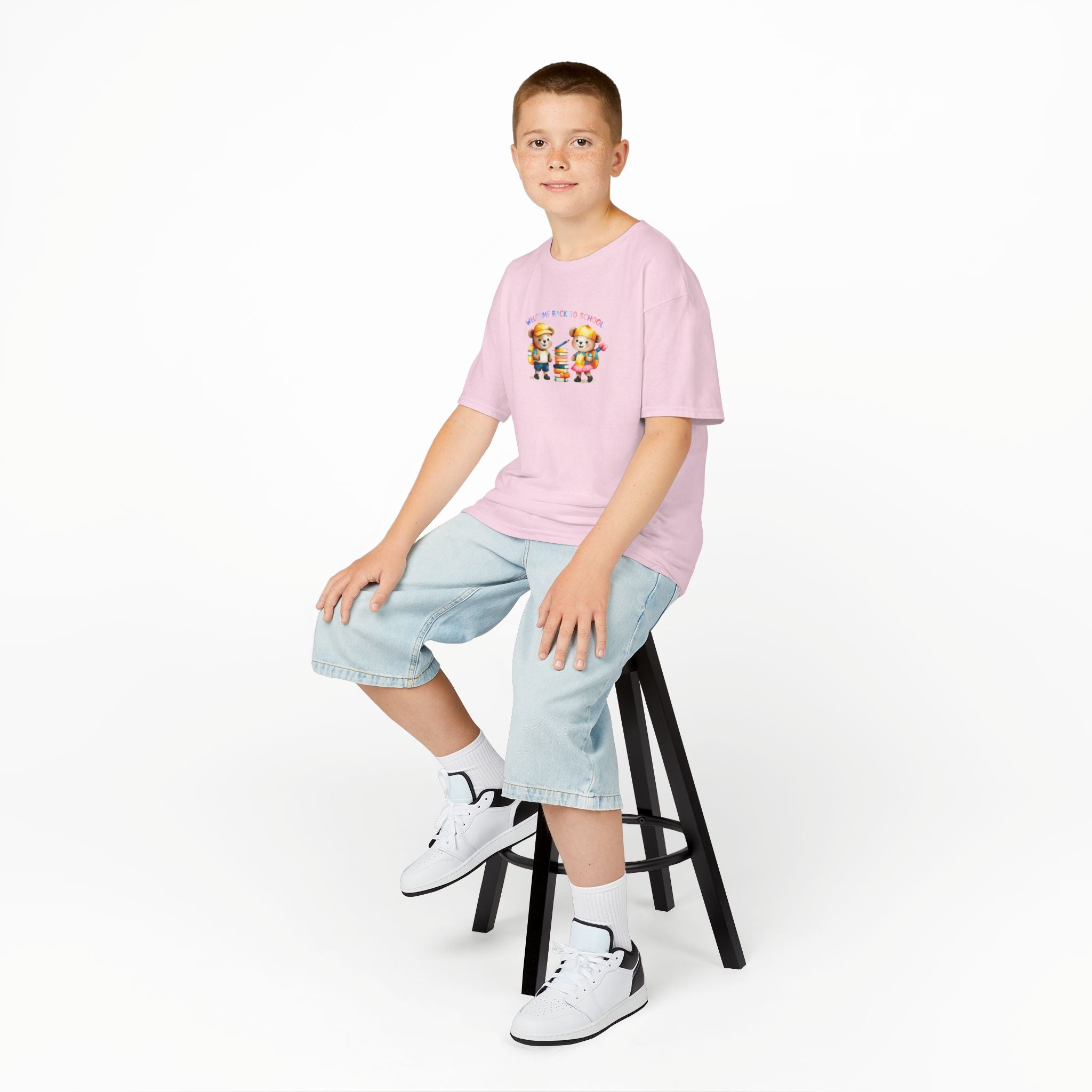 Welcome Back to School Kids Heavy Cotton Tee