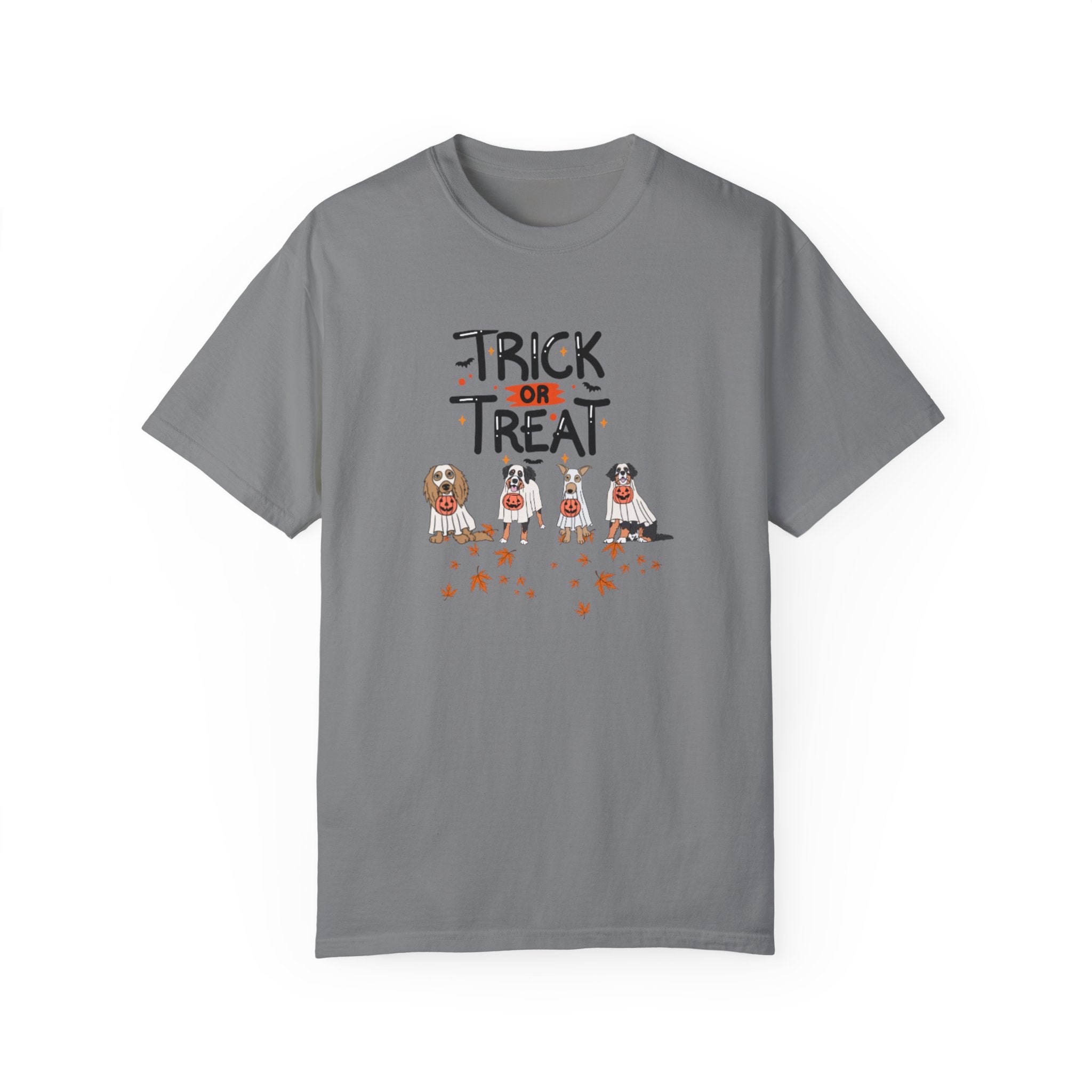 Pooch Trick or Treat Unisex Garment-Dyed T-shirt