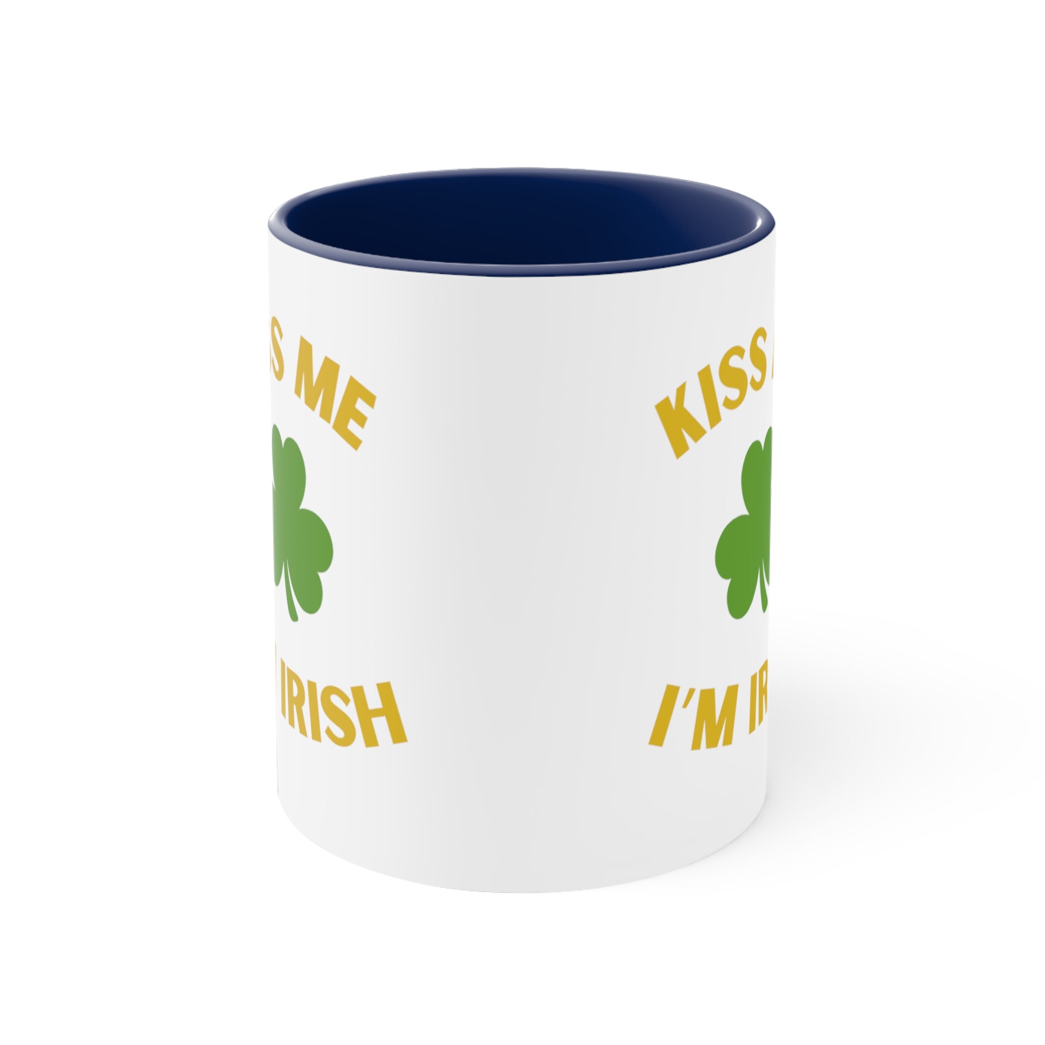Kiss Me I'm Irish Accent Coffee Mug, 11oz