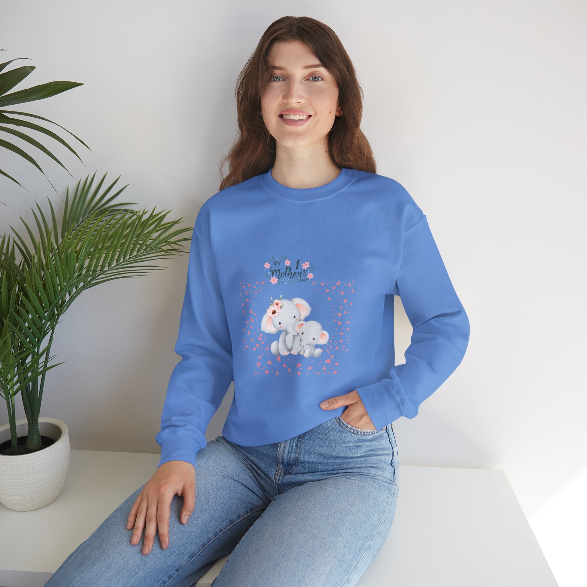 My 1st Mother's Day Unisex Heavy Blend™ Crewneck