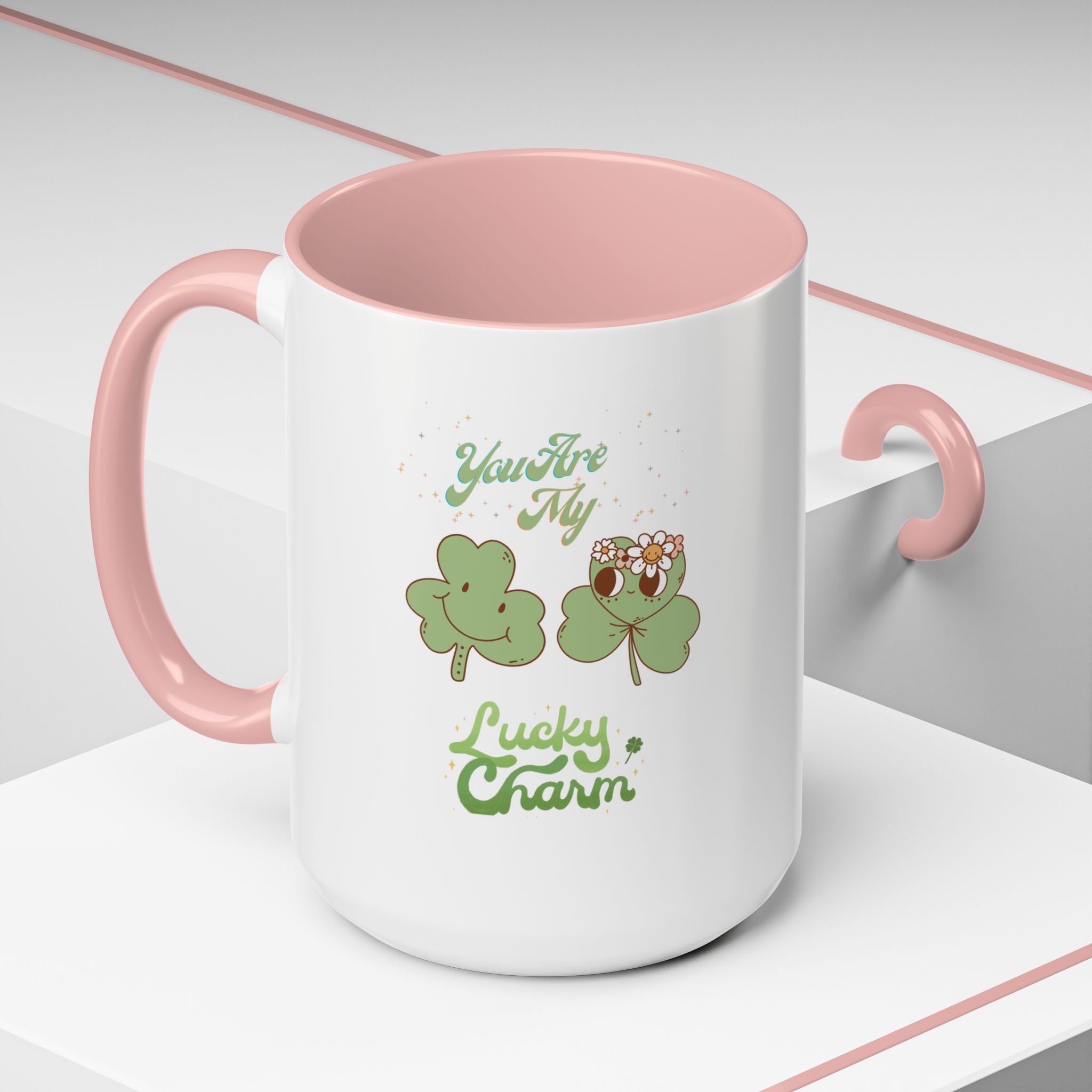 You're my Lucky Charm Accent Coffee Mug - St. Patrick's Day Gift