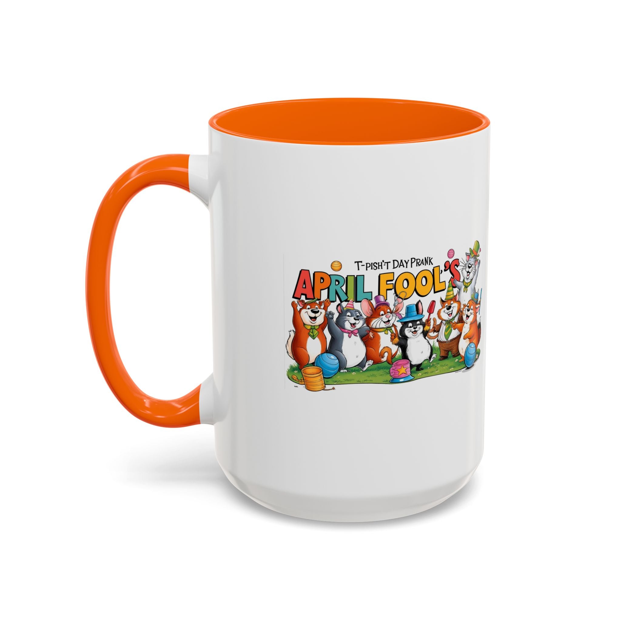 T-Pish'-T Day Prank Accent Coffee Mug