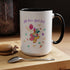 Little Miss April Fool's  Day Accent Coffee Mug - Fun & Whimsical 11oz/15oz