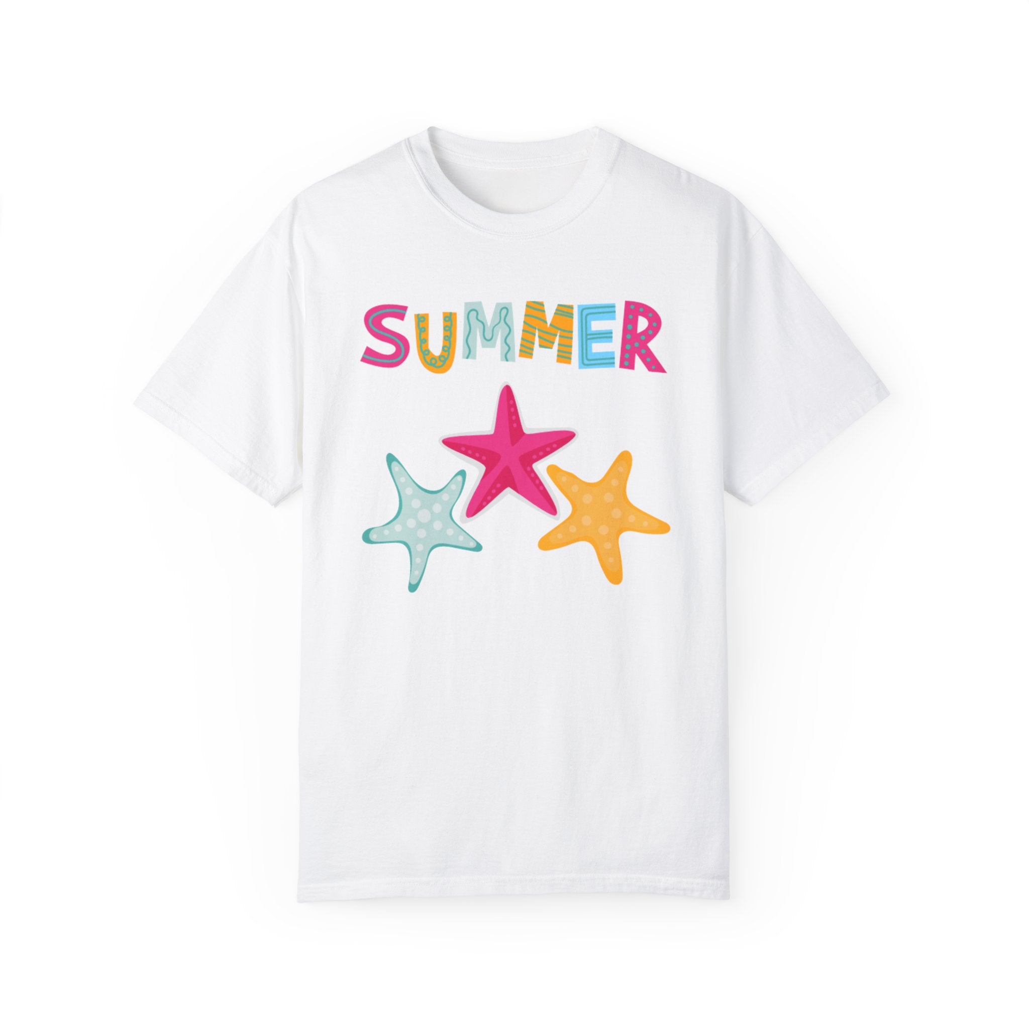 Summer Starfish Unisex Garment-Dyed T-shirt