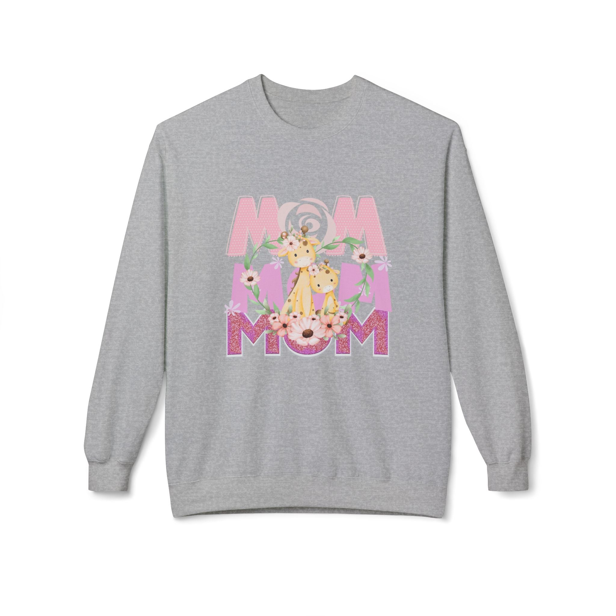 Floral Mom Crewneck Sweatshirt - Midweight & Softstyle