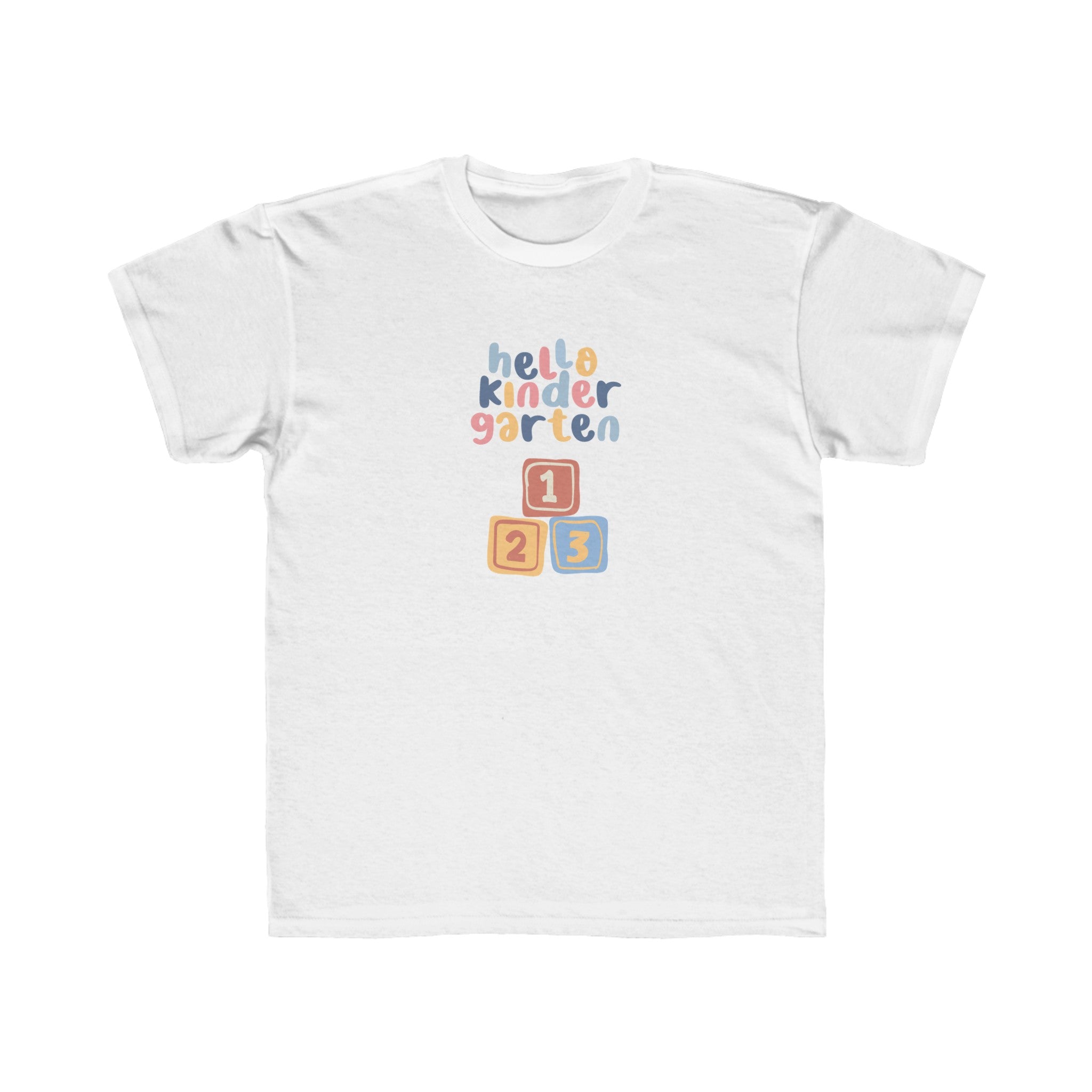 Hello Kindergarten Kids Regular Fit Tee