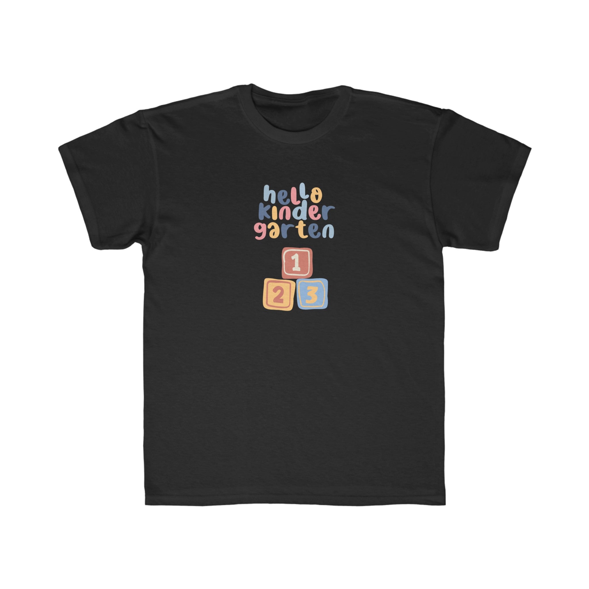 Hello Kindergarten Kids Regular Fit Tee