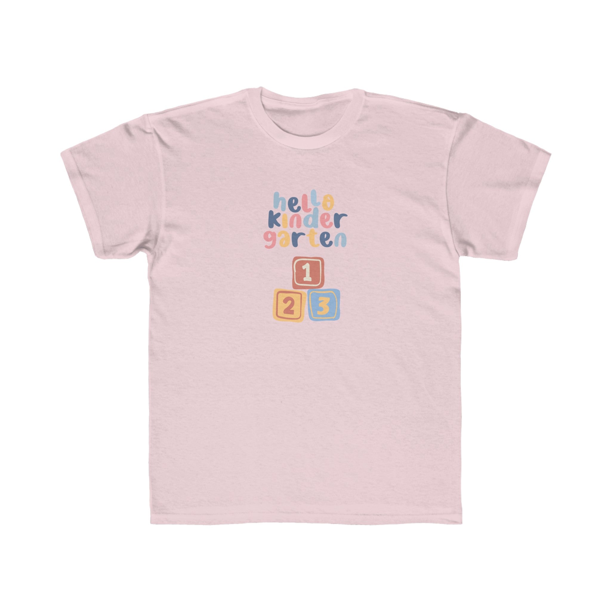 Hello Kindergarten Kids Regular Fit Tee