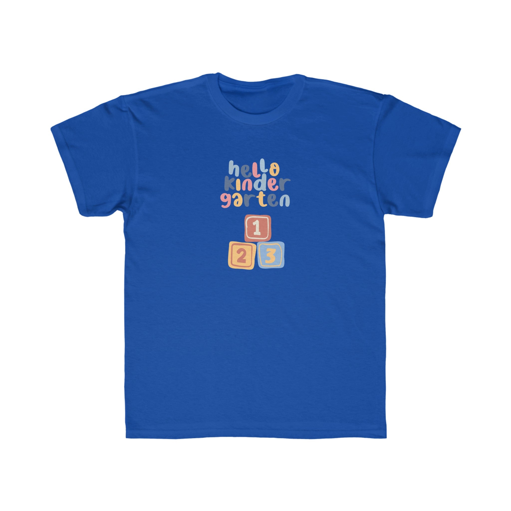 Hello Kindergarten Kids Regular Fit Tee