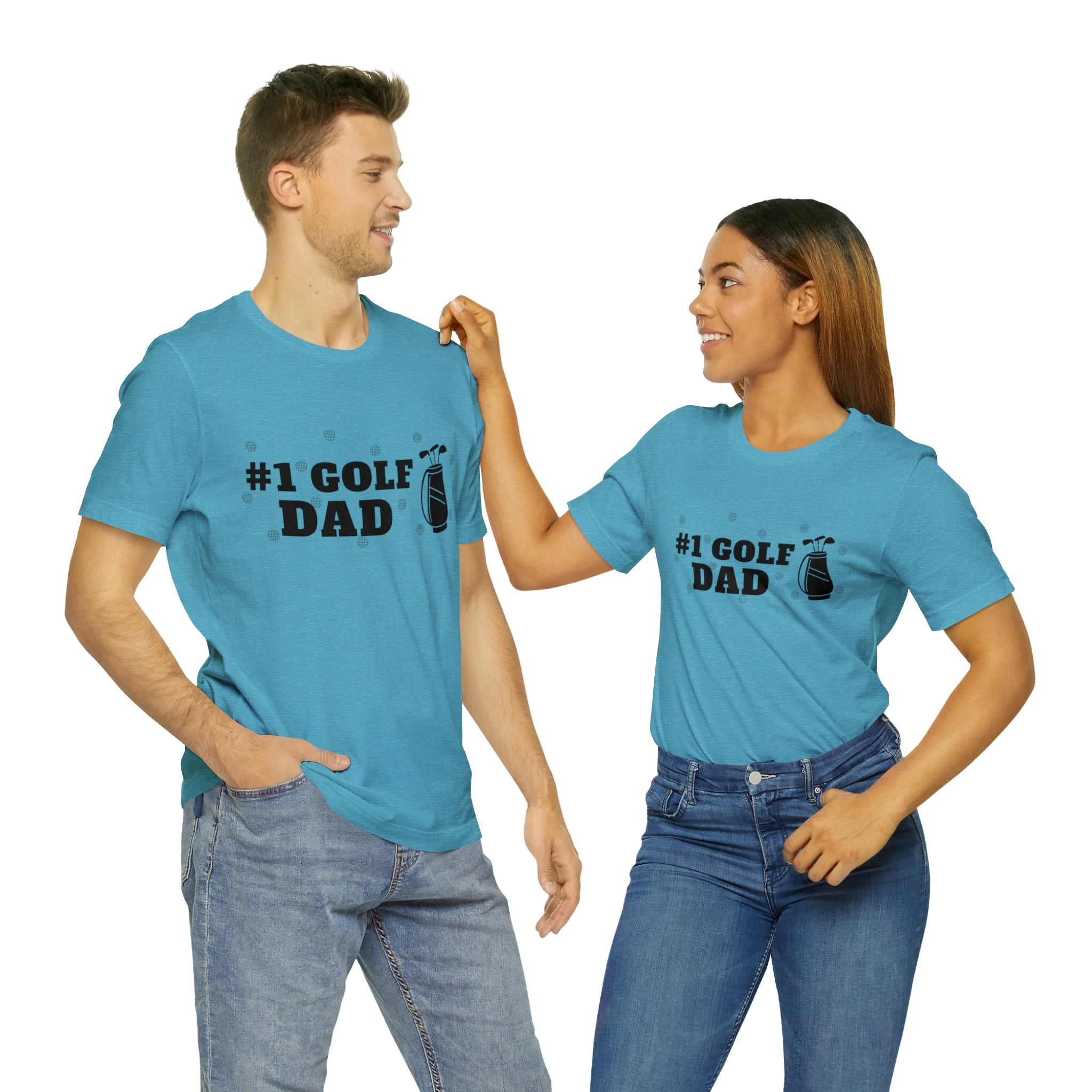 Happy Father's Day Golf Unisex Jersey Short Sleeve Tee