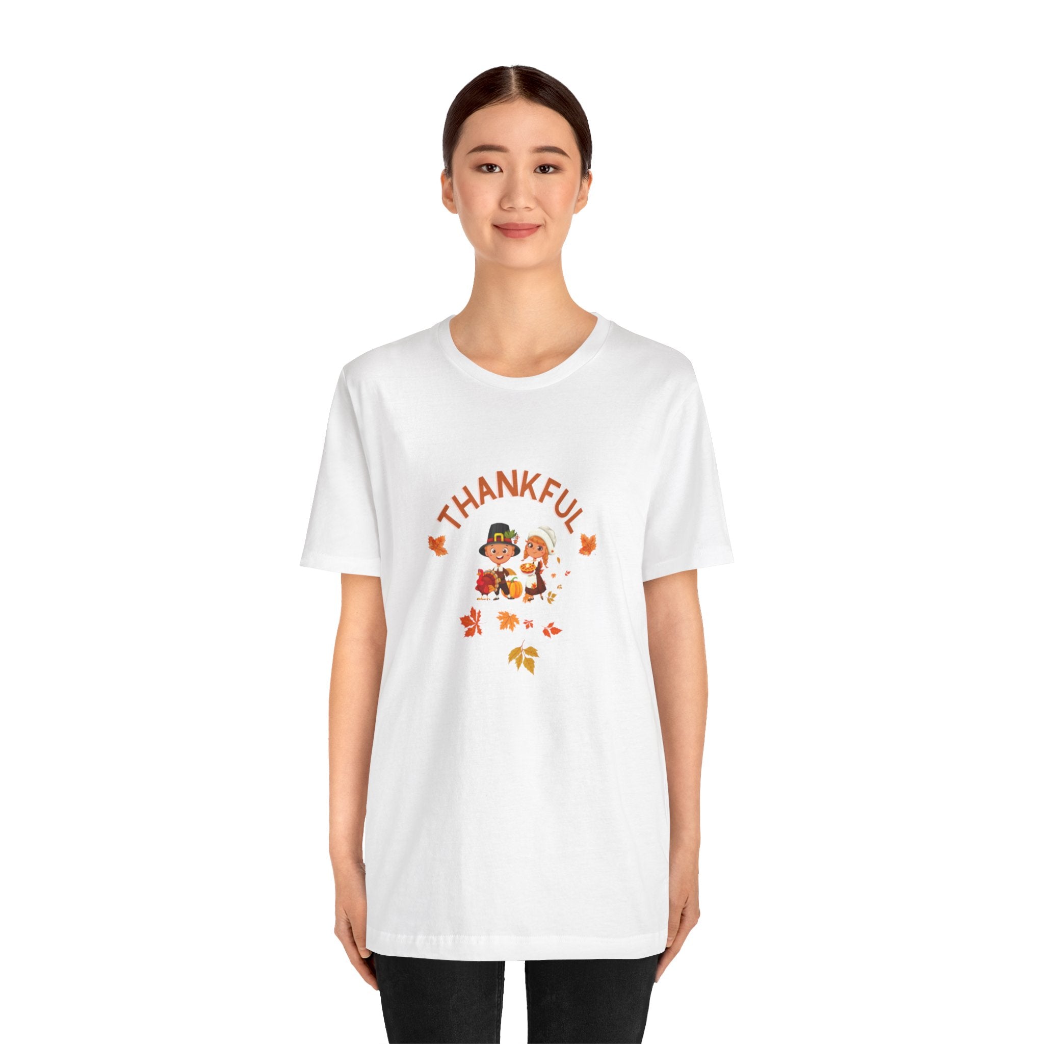 Pilgrims Turkey Day Unisex Jersey Short Sleeve Tee