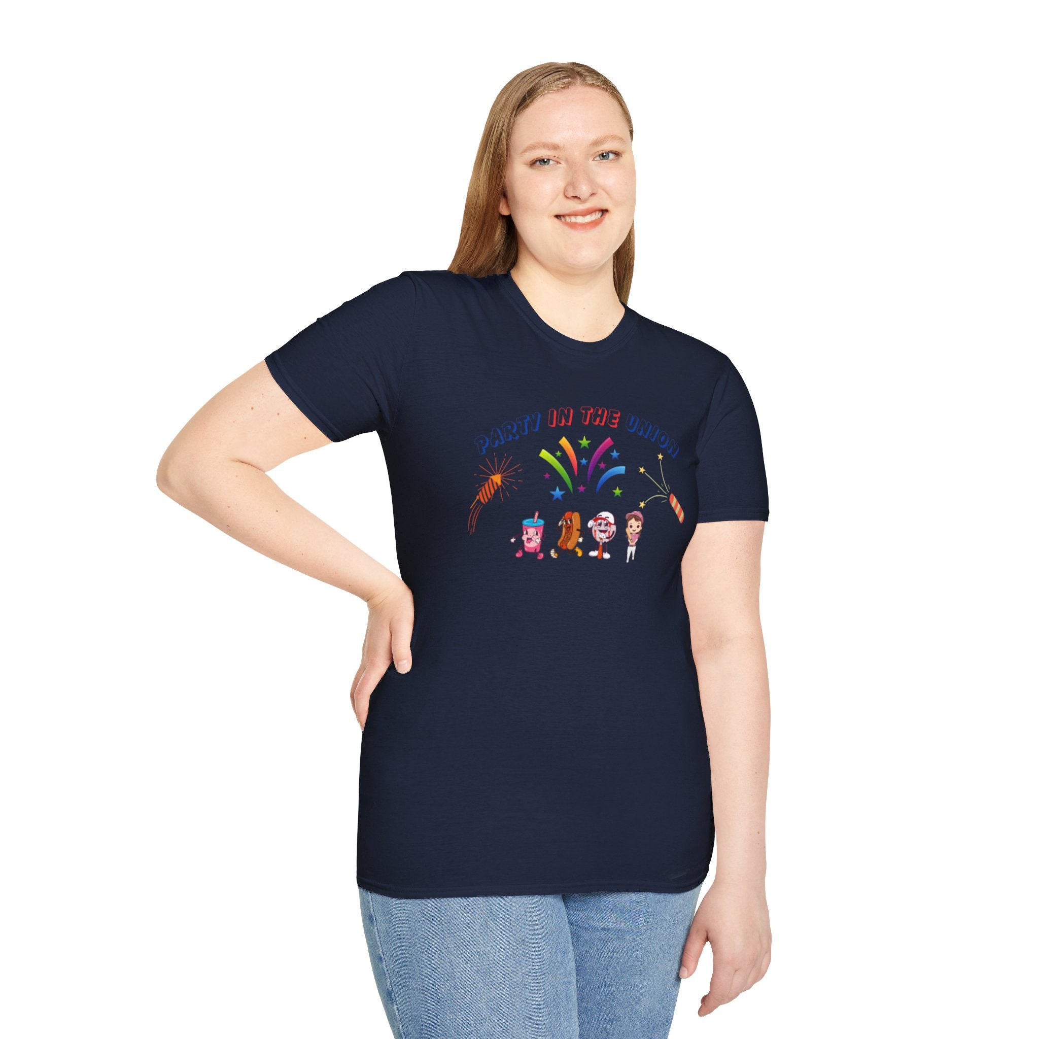 Party In The Union Unisex Softstyle T-Shirt