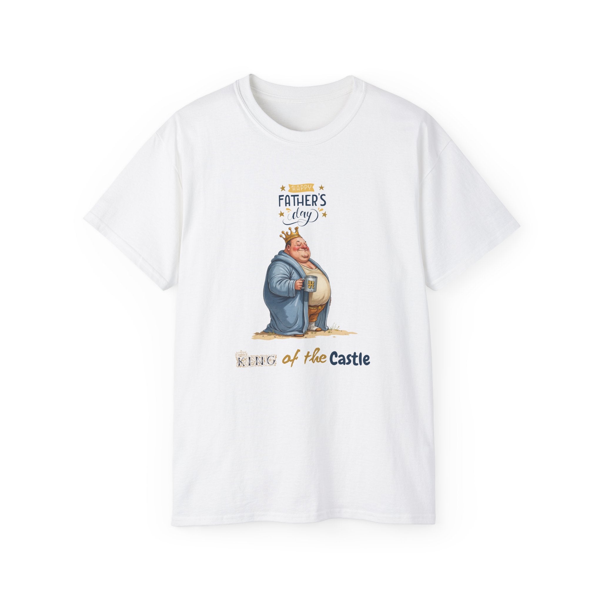 Father's Day King of the Castle Tee, Unisex Cotton T-Shirt