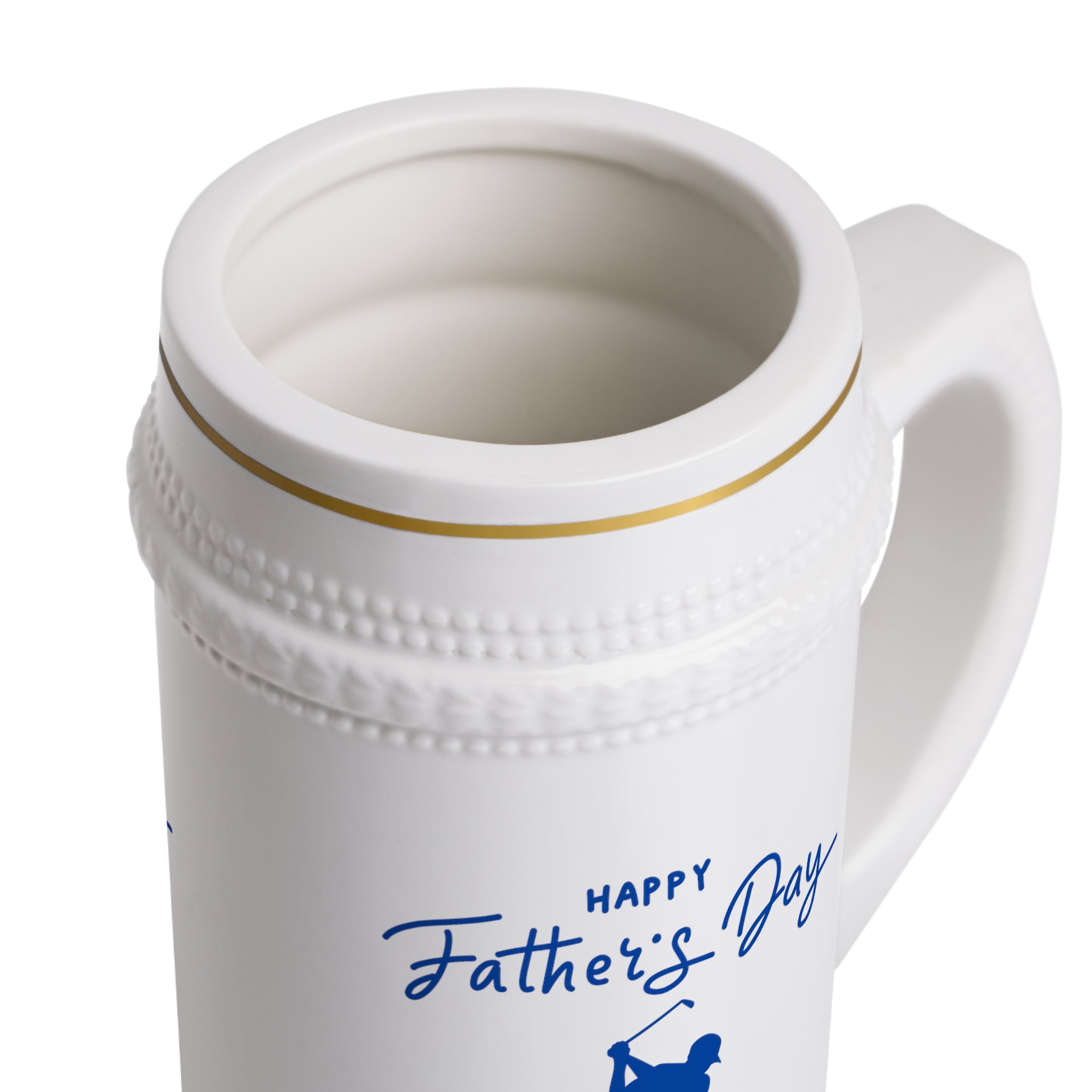 Happy Father's Day Golf Warrior Beer Stein Mug