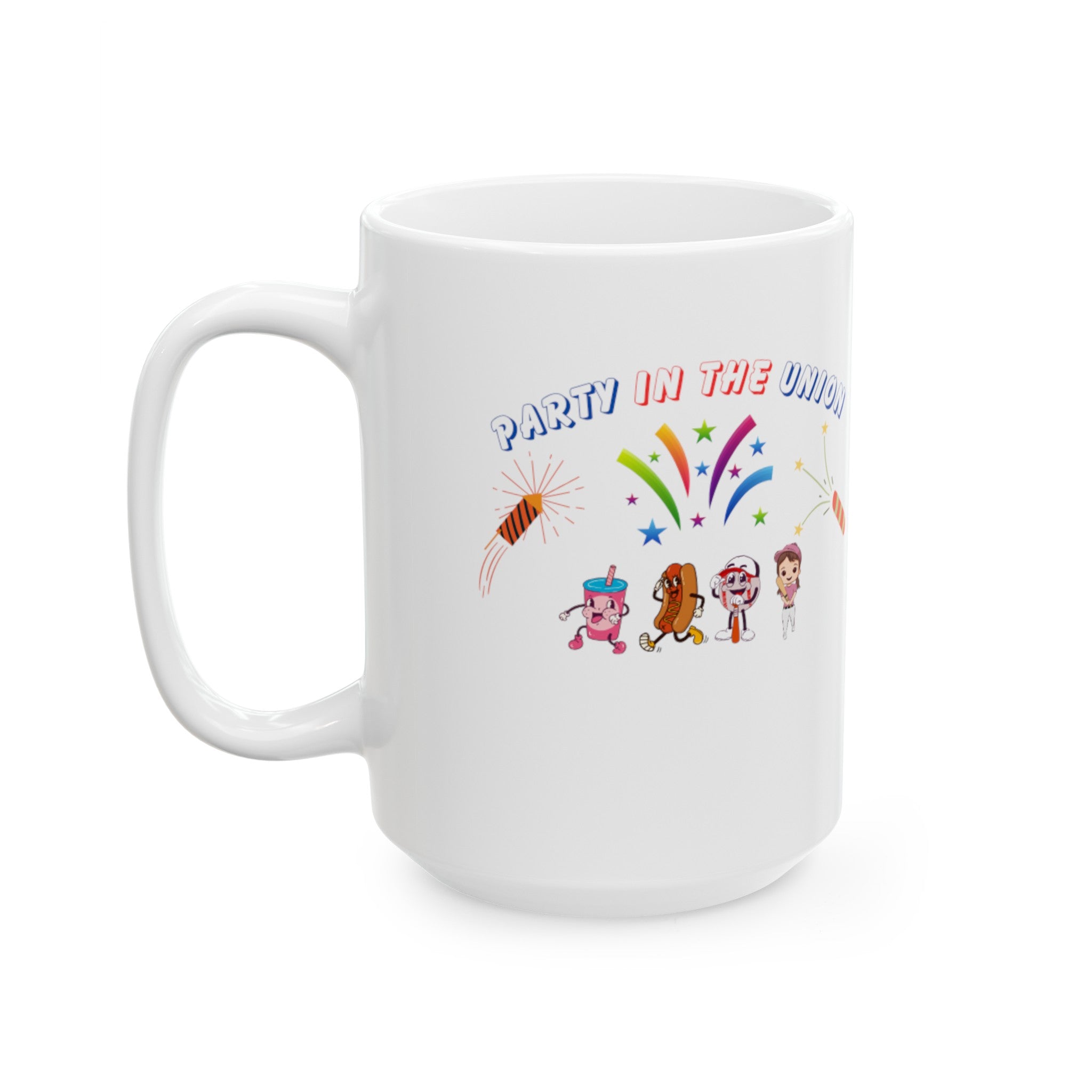 Party In The Union Ceramic Mug, (11oz, 15oz)