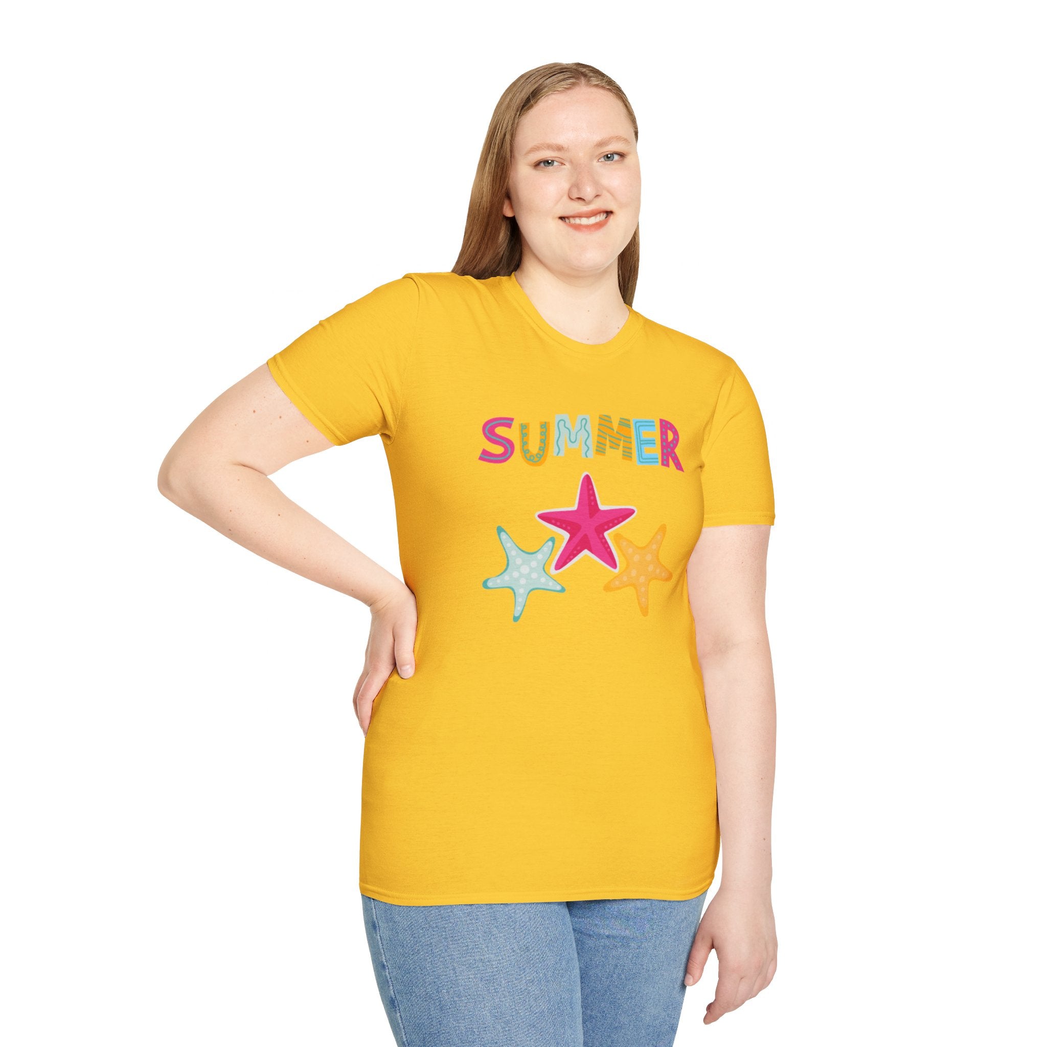 Summer Starfish Unisex Softstyle T-Shirt