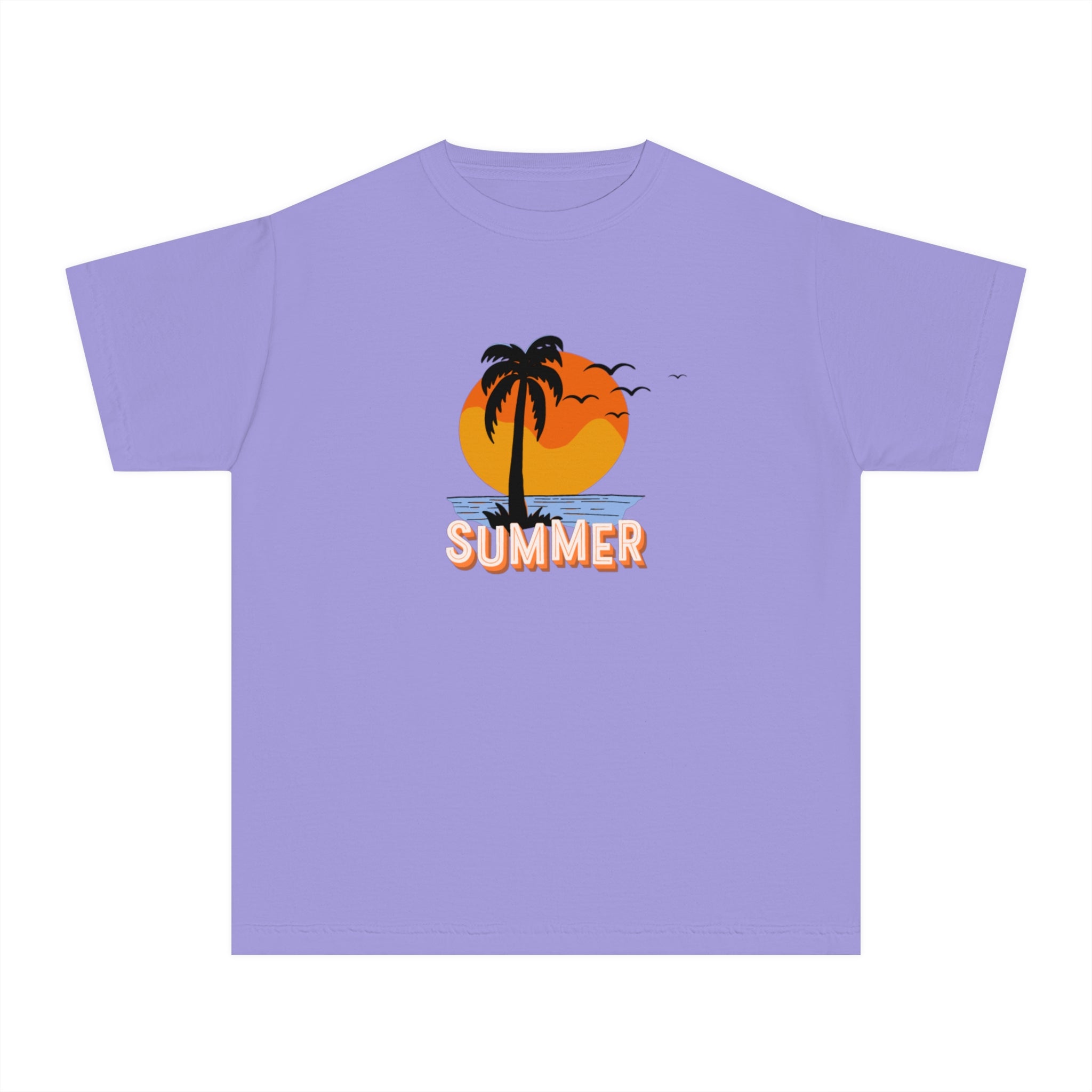 Summer Sunset Youth Midweight Tee