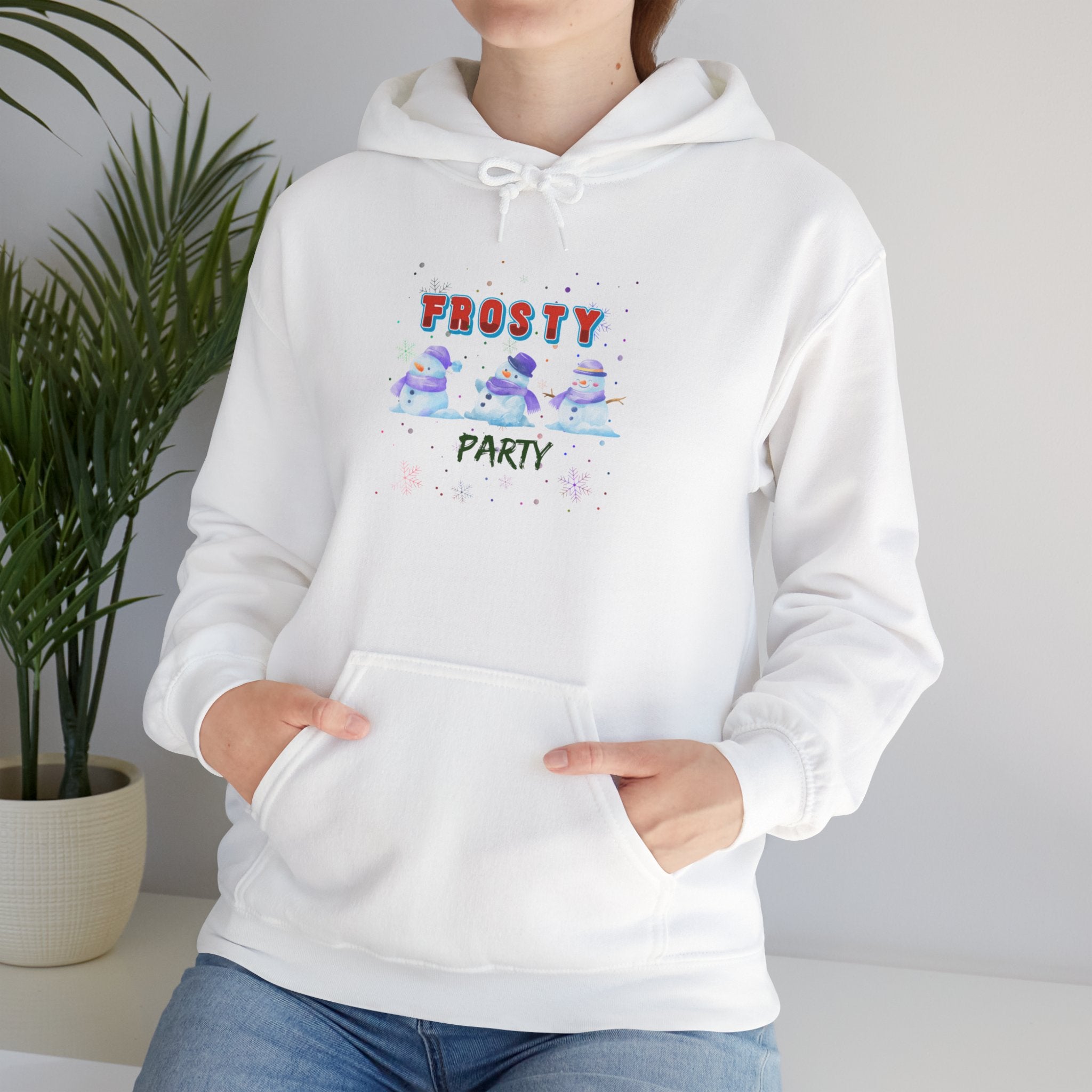 Frosty Party Unisex Heavy Blend™ Hooded Sweatshirt