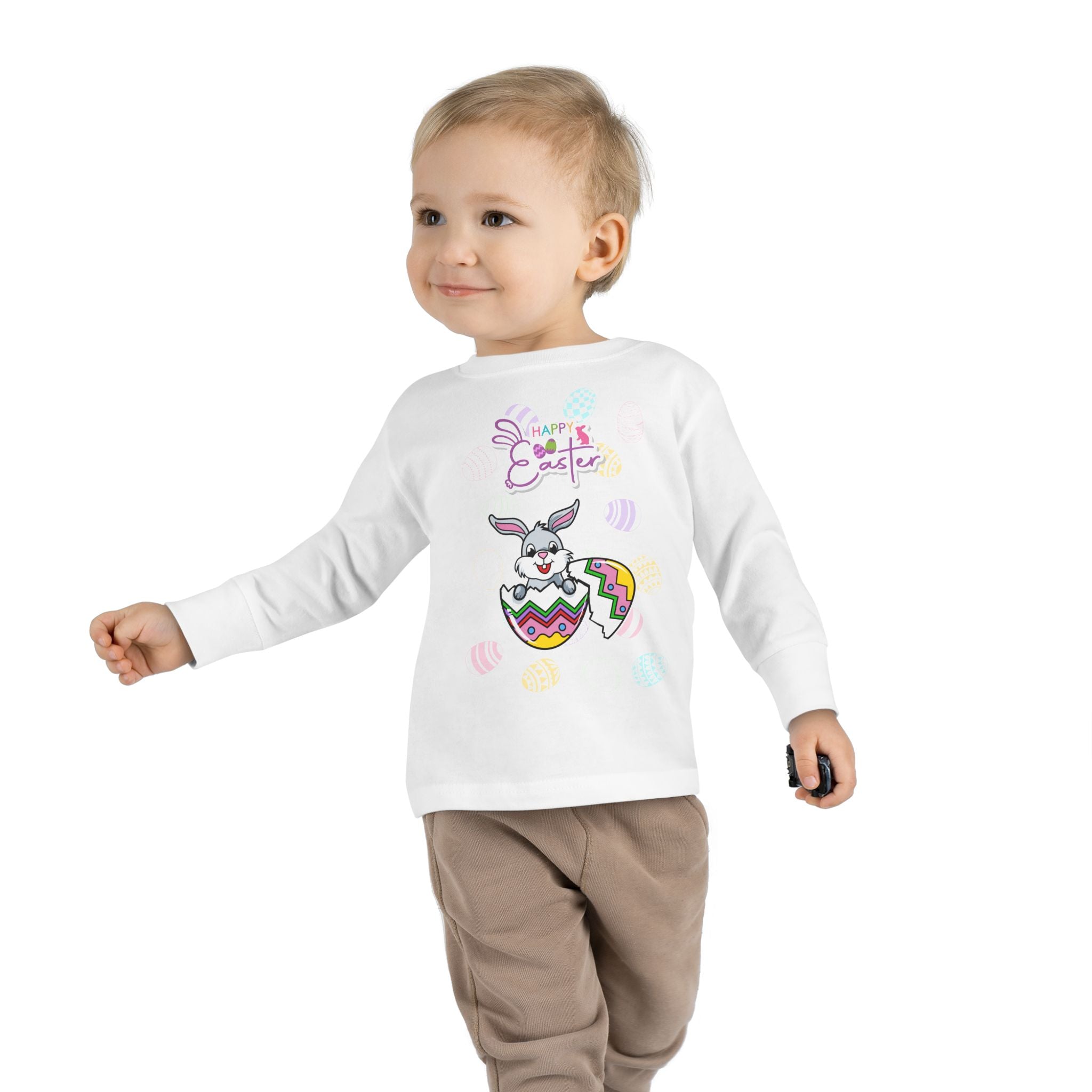 Easter Greetings Toddler Long Sleeve Tee