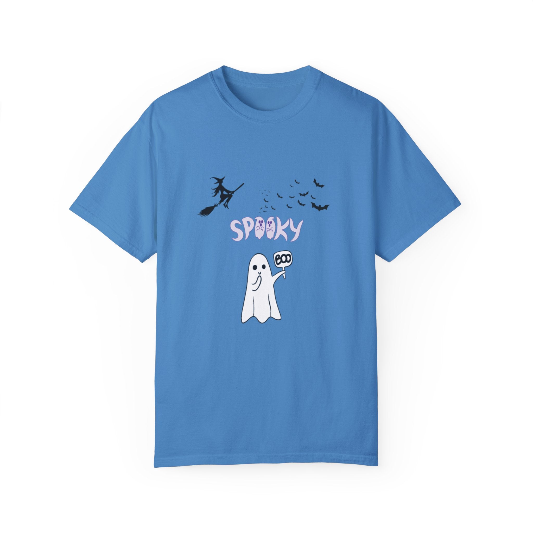 Spooky Boo Unisex Garment-Dyed T-shirt