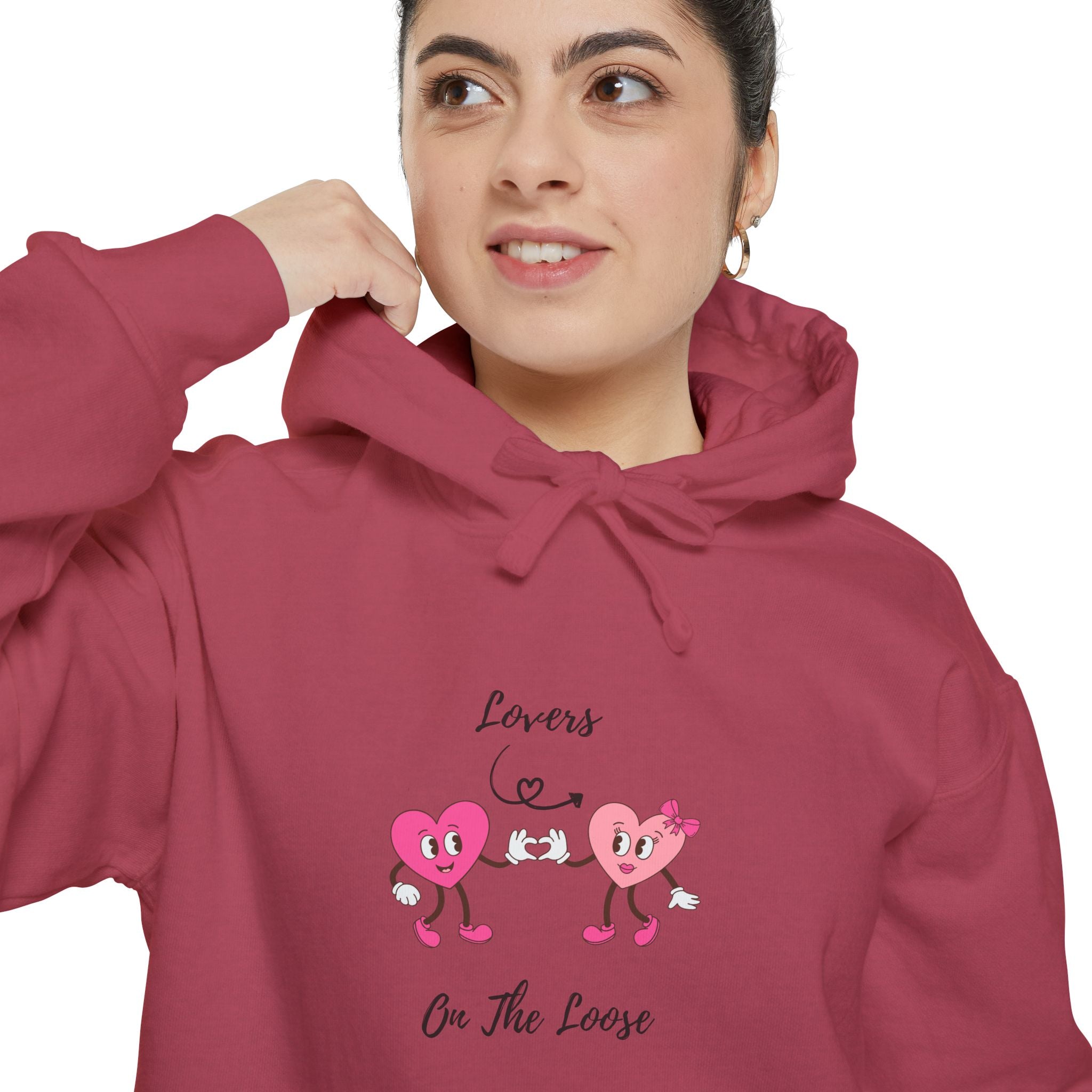 Lovers On The Loose Unisex Garment-Dyed Hoodie