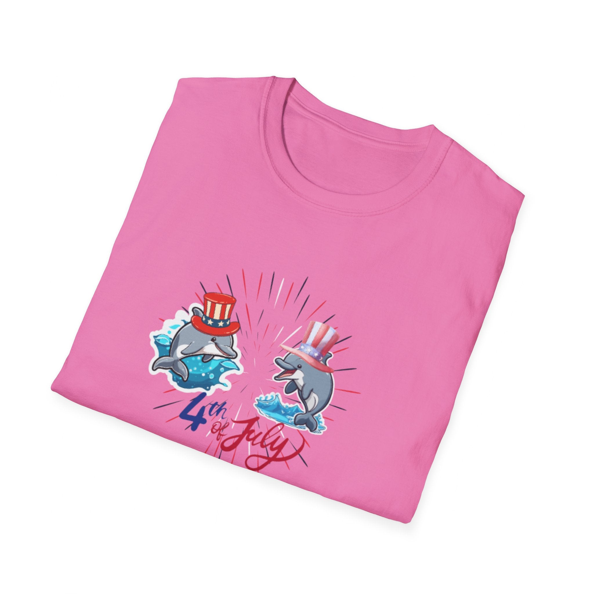 Splash 4th Of July Unisex Softstyle T-Shirt