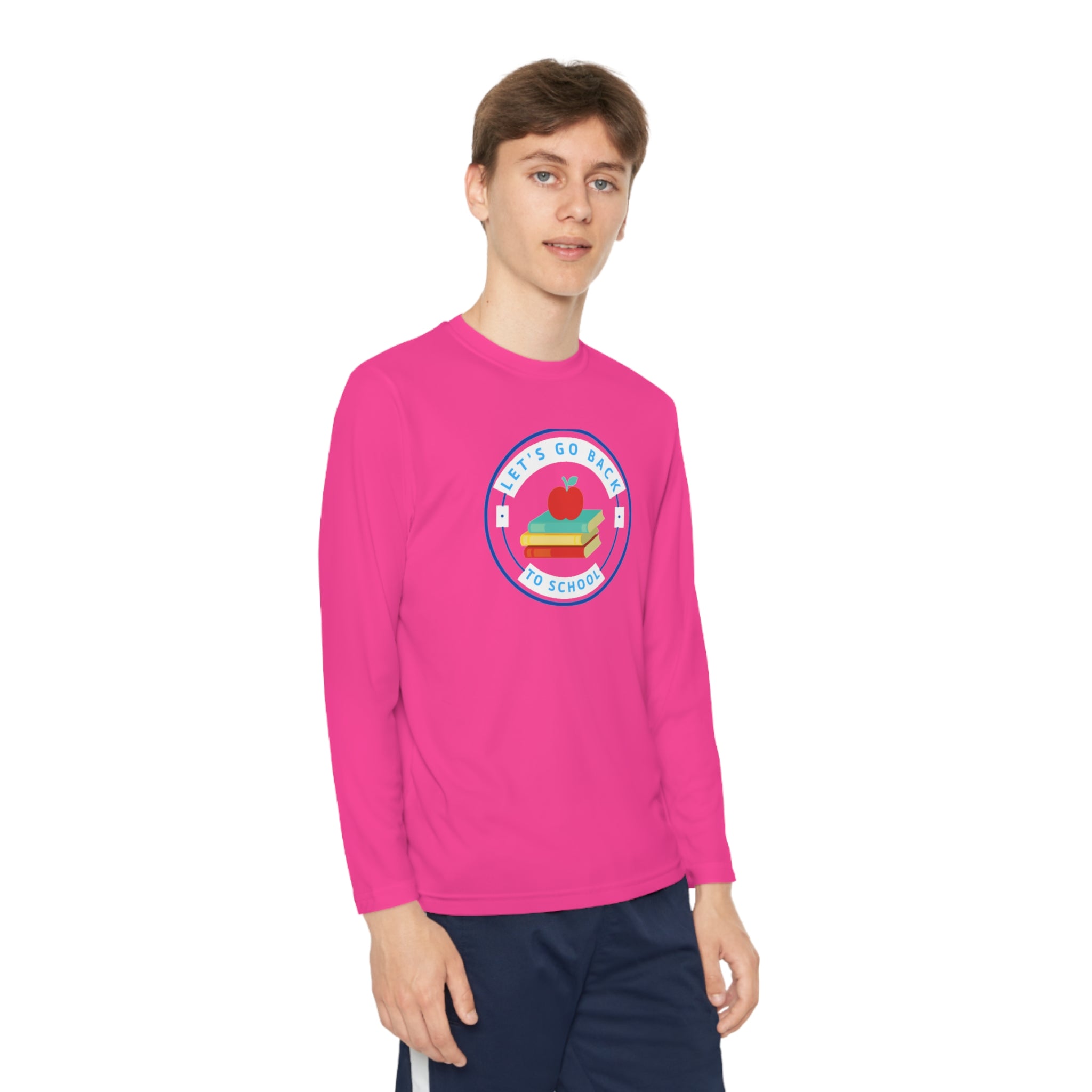 Let's Go Back To School Youth Long Sleeve Competitor Tee