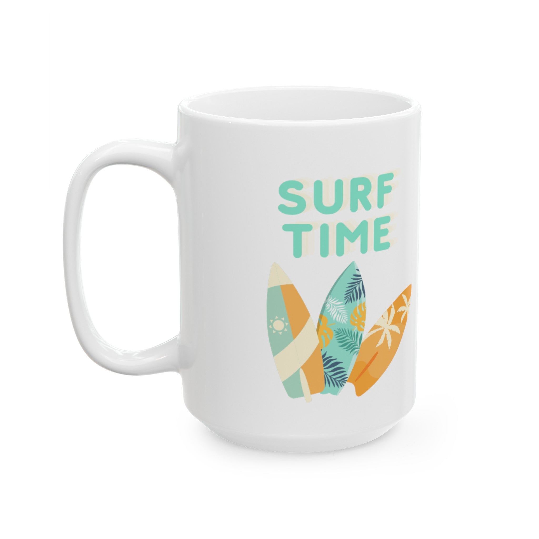 Surf Time Ceramic Mug, (11oz, 15oz)